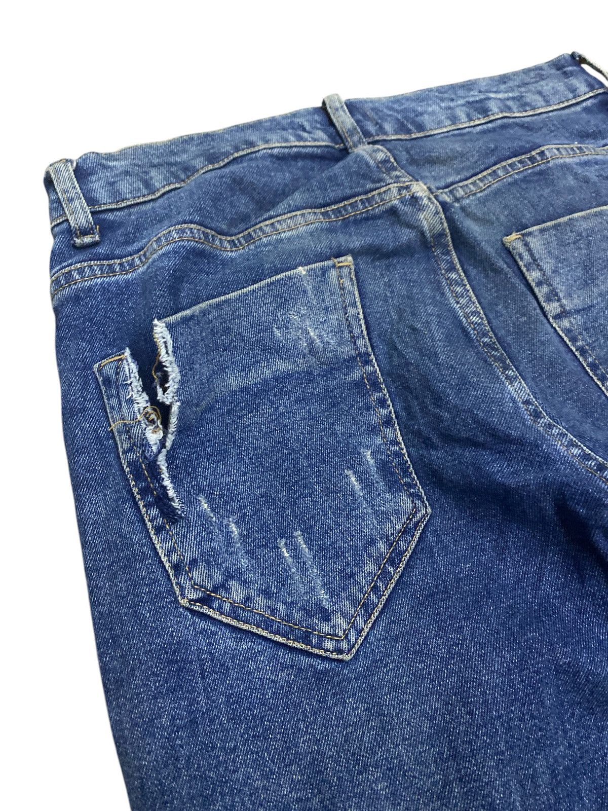 Zara Rare Zara Man Skinny Distressed Denim Size US 30 / EU 46 - 12 Thumbnail