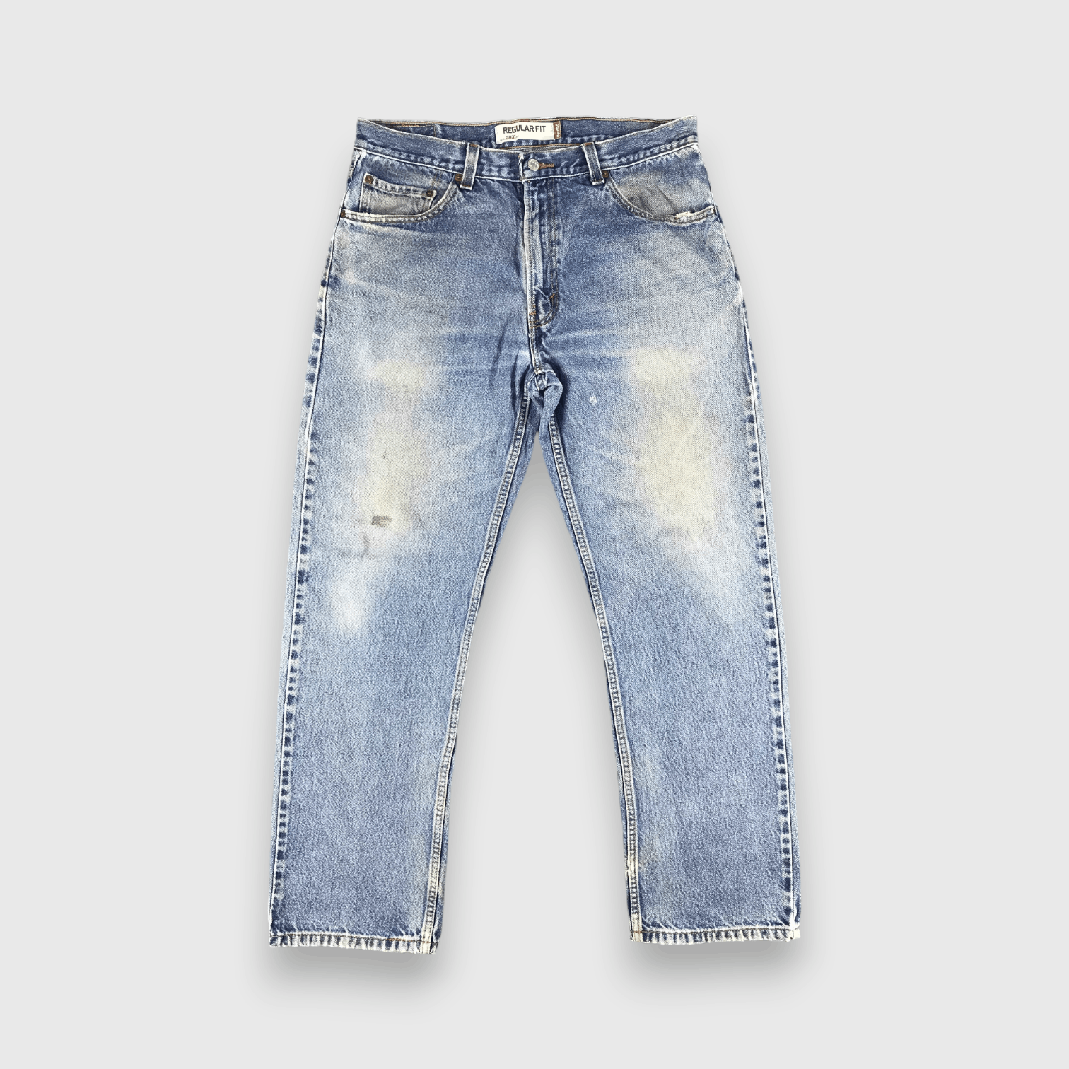 Levi's Vintage Blue Wash Levis 505 Jeans-J2565 Size US 35 - 1 Thumbnail