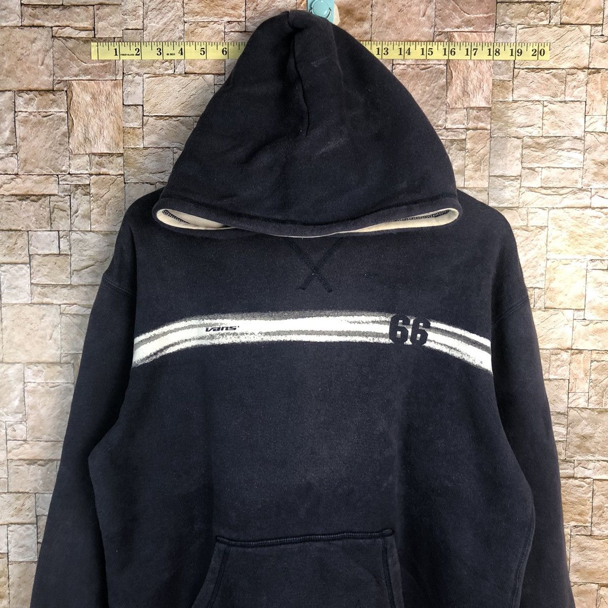 Vans Vans vintage Dark Blue sweatshirt Hoodie #A205 Size US L / EU 52-54 / 3 - 2 Thumbnail