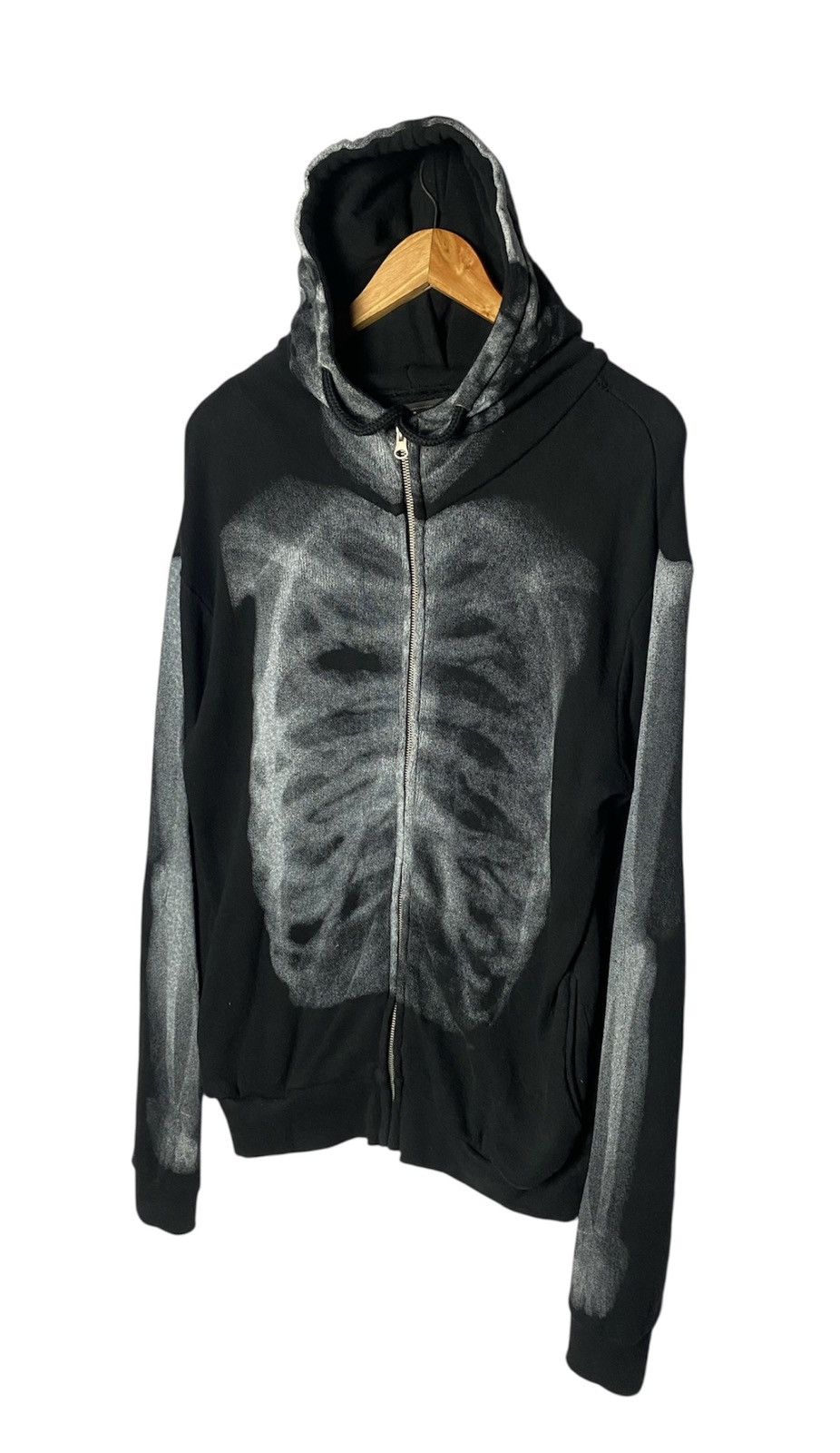 Hysteric Glamour Vintage Glad News Skull bone zipper Hoodie Size US M / EU 48-50 / 2 - 2 Thumbnail