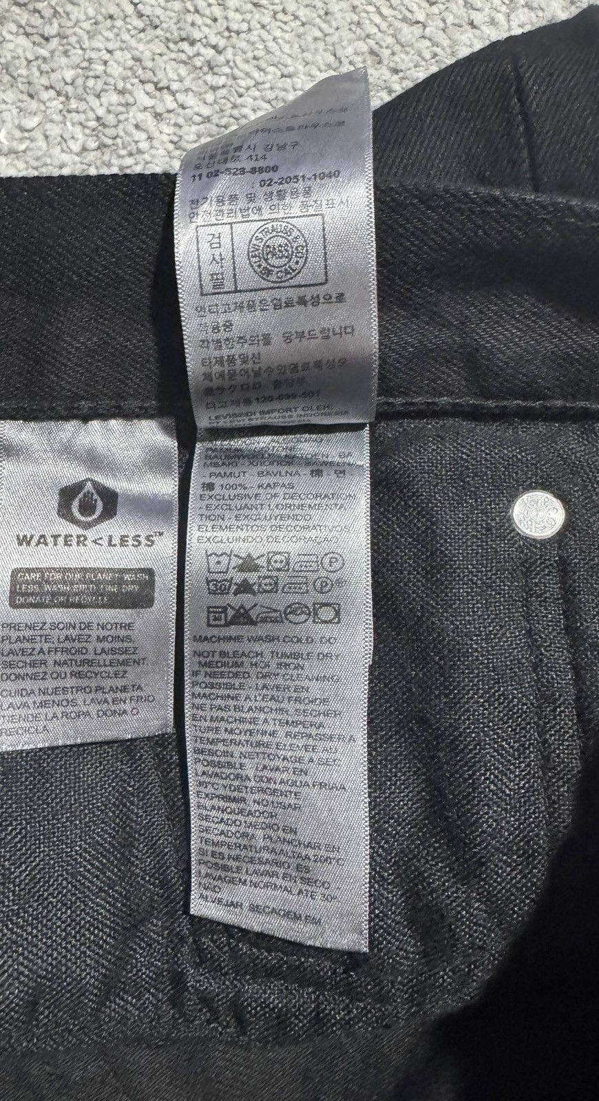 Levi's Levi’s 501 Jeans in Black W34 L30 Size US 34 / EU 50 - 6 Thumbnail