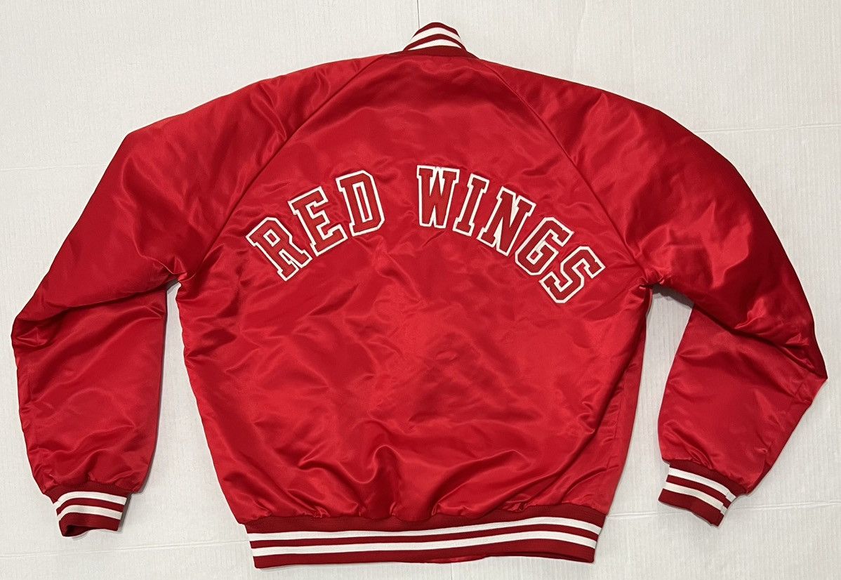 Chalk Line Vintage 90s Detroit Red Wings Chalk Line Jacket L Spellout Size US L / EU 52-54 / 3 - 1 Thumbnail