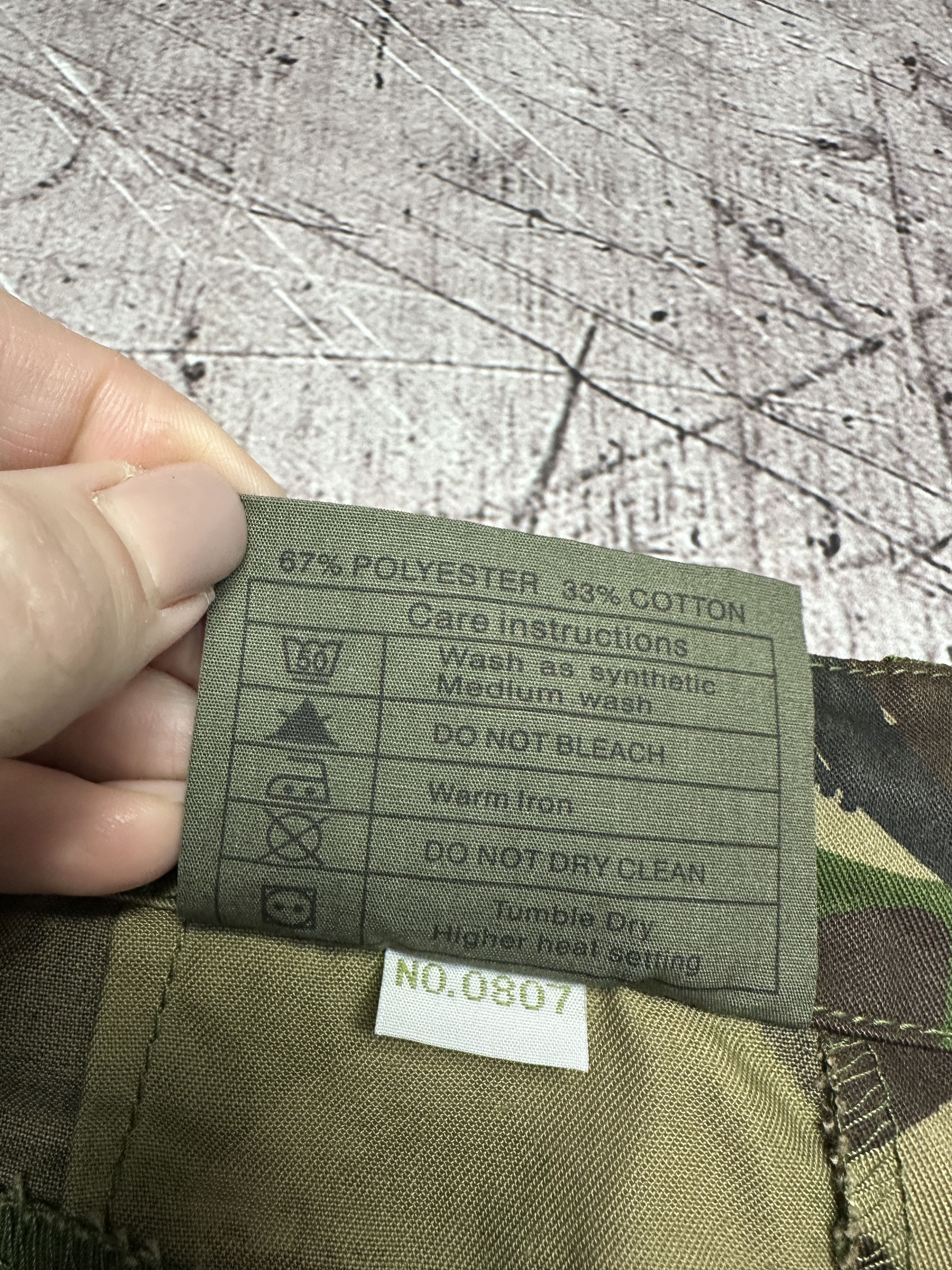 Vintage Nato Military Vintage Mens Camo Combat Pants Size US 36 / EU 52 - 4 Thumbnail