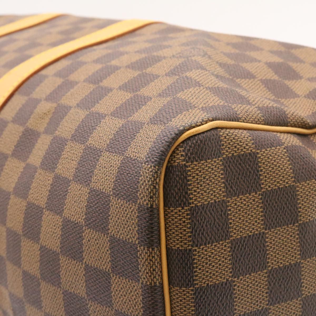 Louis Vuitton LOUIS VUITTON Damier Ebene Keepall 45 Boston Bag Size ONE SIZE - 14 Thumbnail