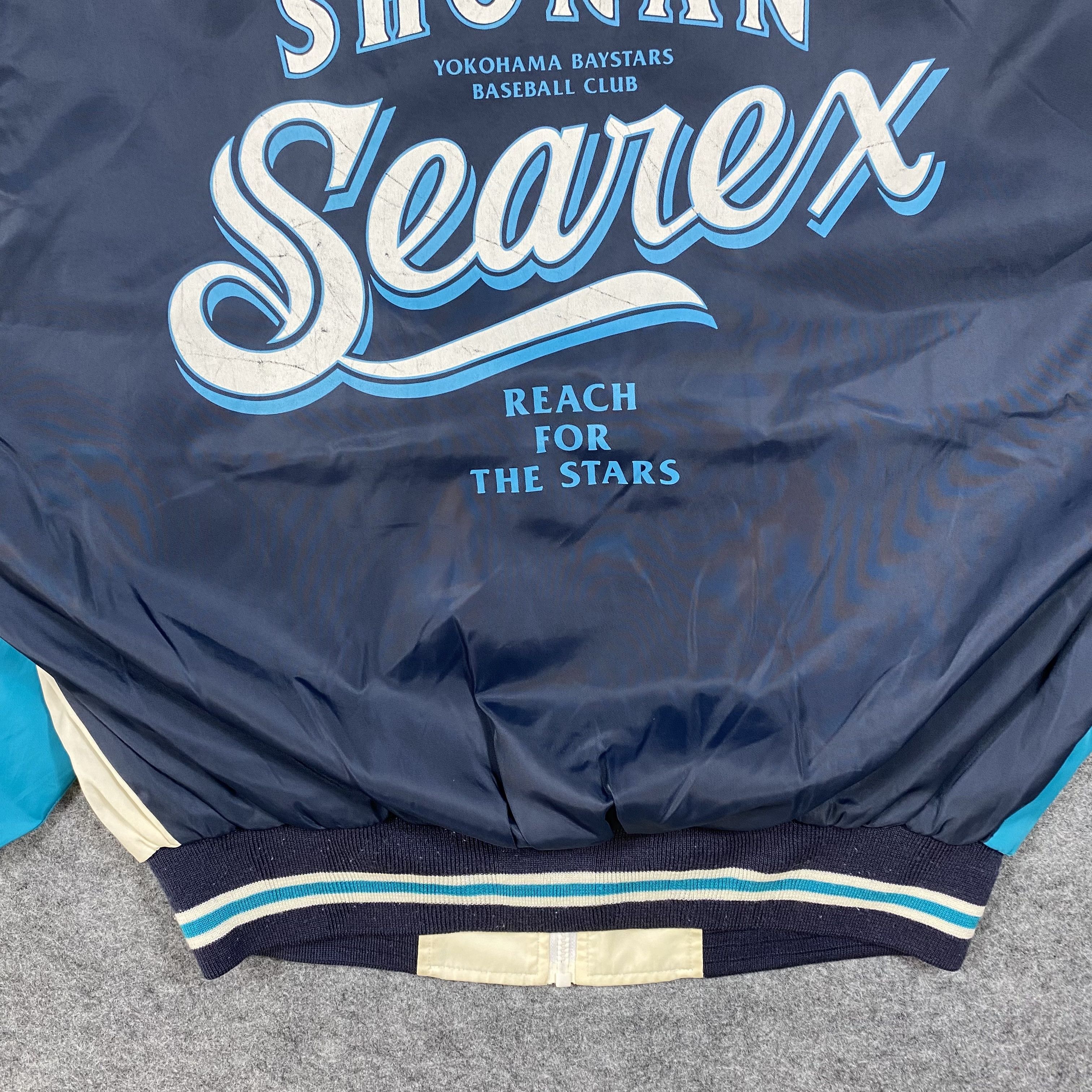 MLB Vtg Yokohama Baystars Shonan Searex Japanese Baseball -J565 Size US L / EU 52-54 / 3 - 11 Thumbnail