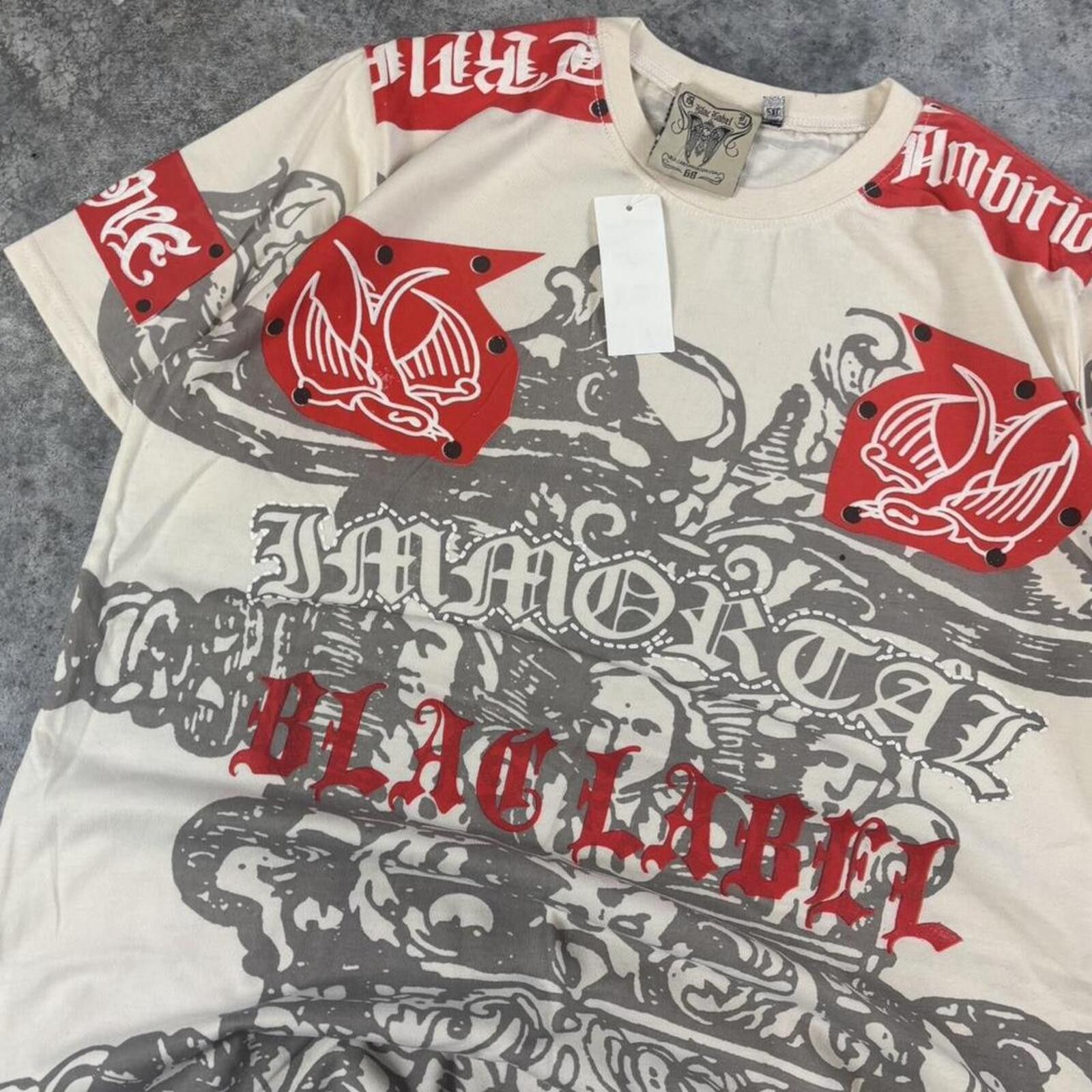Southpole Blac Label Y2K Grunge Skater Graphic Shirt Size US XXL / EU 58 / 5 - 3 Thumbnail