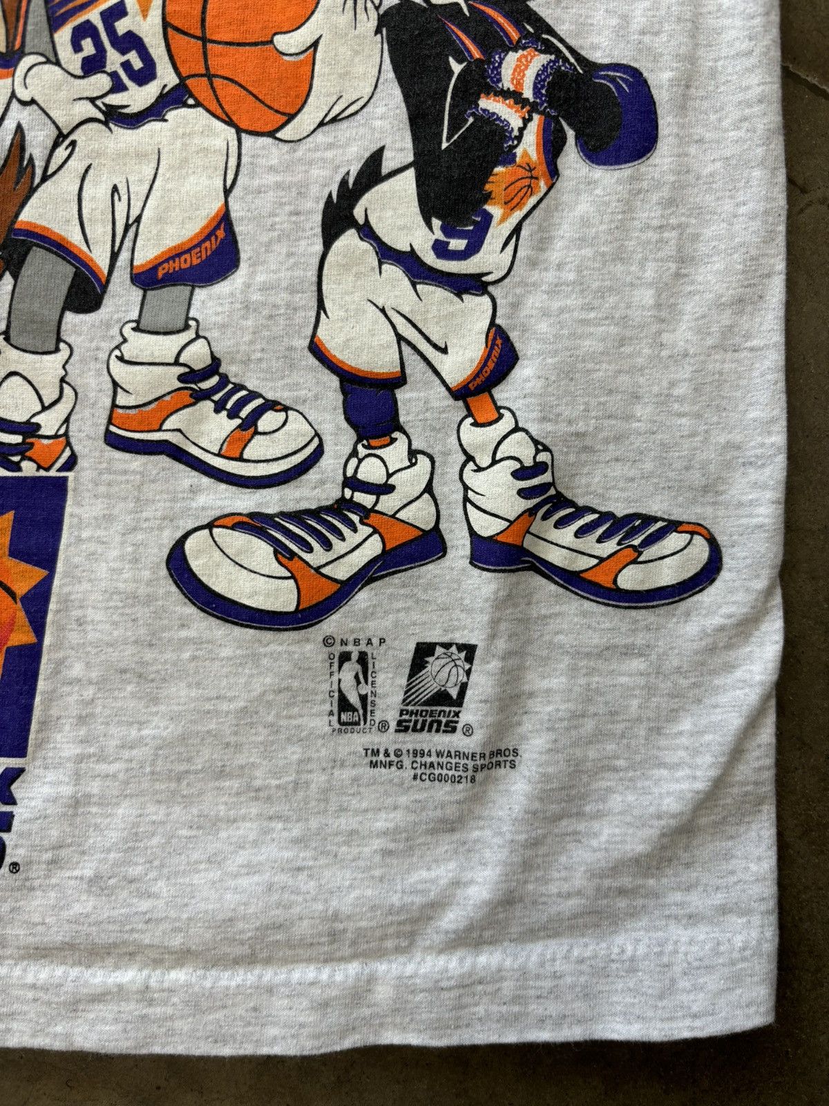 NBA × Vintage Vintage NBA Phoenix Suns x Looney Tunes Single Stitch Tee Size US L / EU 52-54 / 3 - 4 Thumbnail