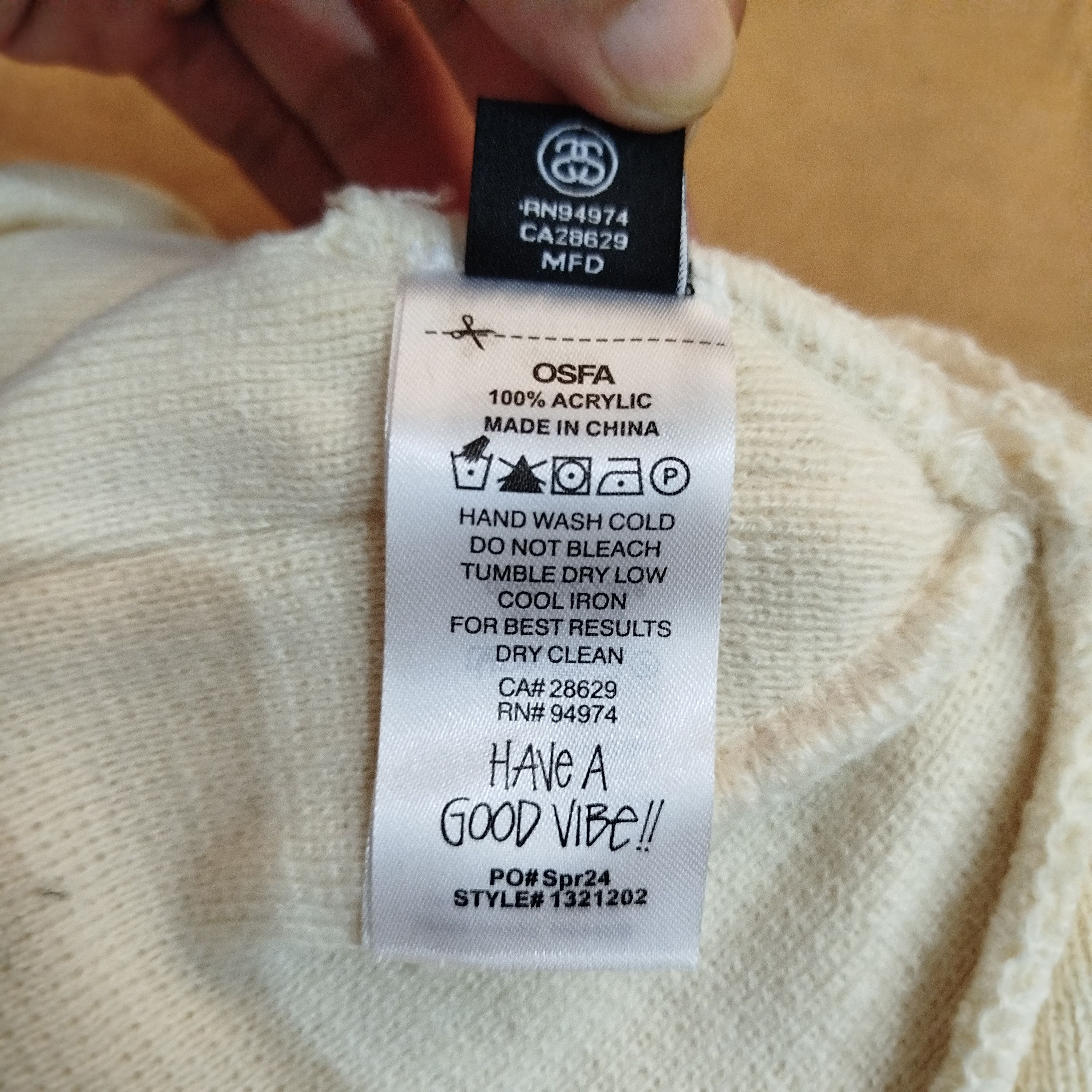 Stussy STUSSY STITCH BASIC LOGO SKULLCAP Size ONE SIZE - 5 Thumbnail