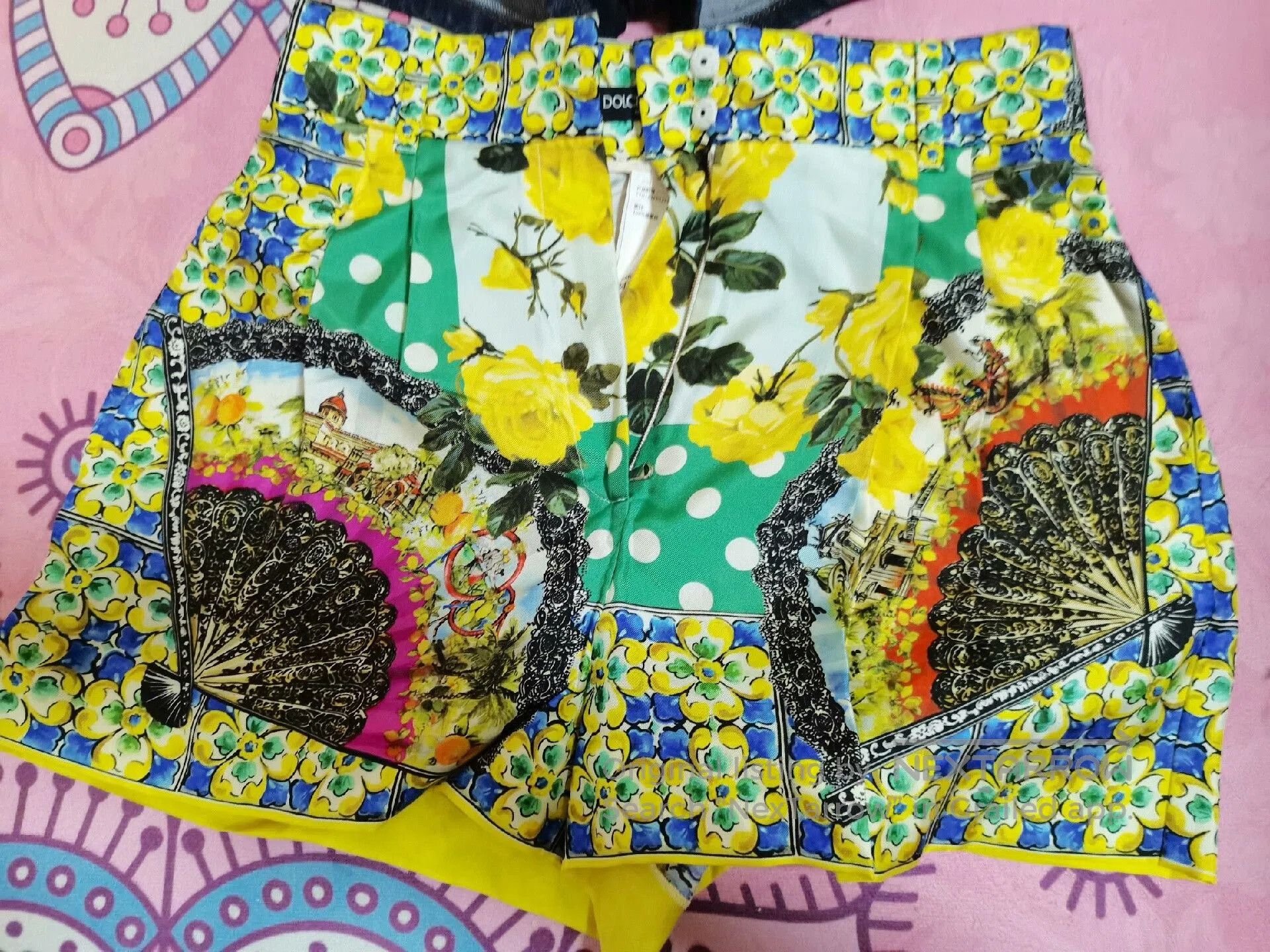 Valentino Valentino & DG Silk Denim Shorts. Size US 34 / EU 50 - 4 Thumbnail
