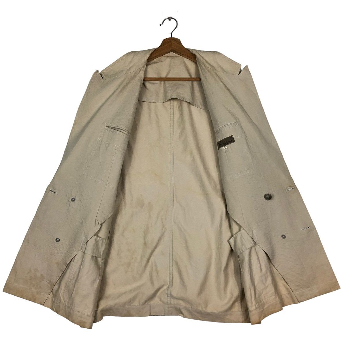 Yohji Yamamoto 🔥VINTAGE Y’S FOR MEN CHORE JACKET DOUBLE BREAST Size US S / EU 44-46 / 1 - 13 Thumbnail