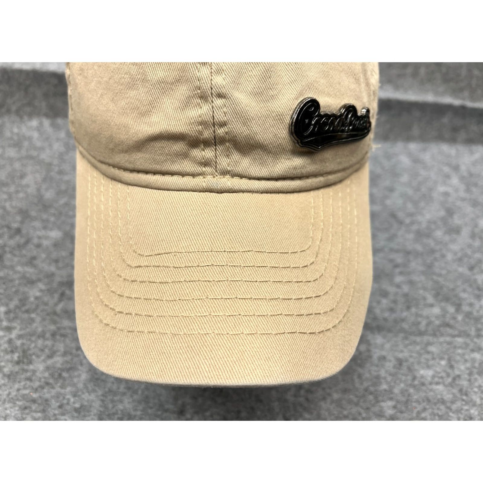 Vintage Essencial Hat Cap Strap Back Adult One Size Beige 100% Cotton Beach Hat/Cap Casual Beach Size ONE SIZE - 3 Thumbnail