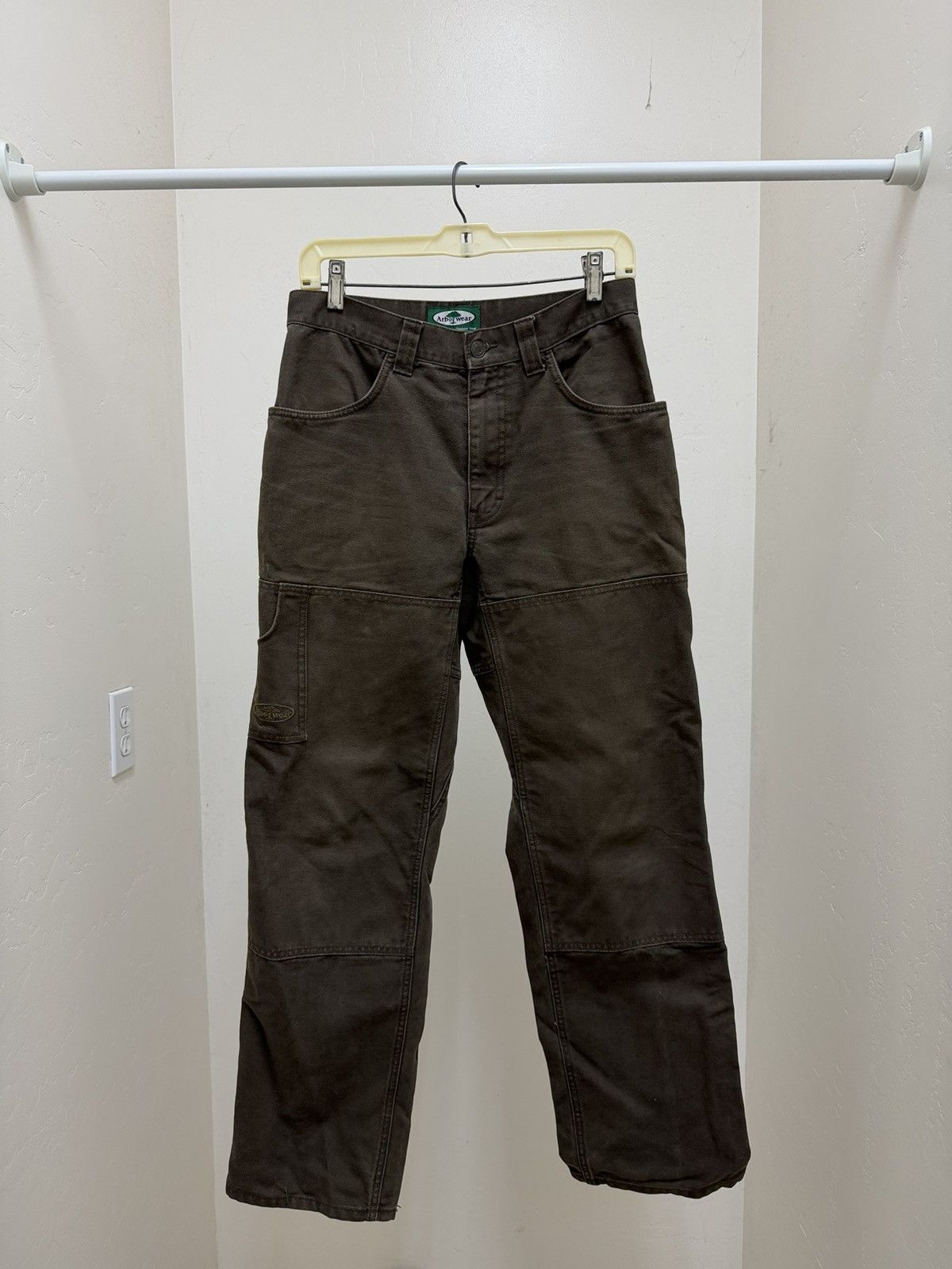 Arborwear Brown Double Knee Canvas Pants