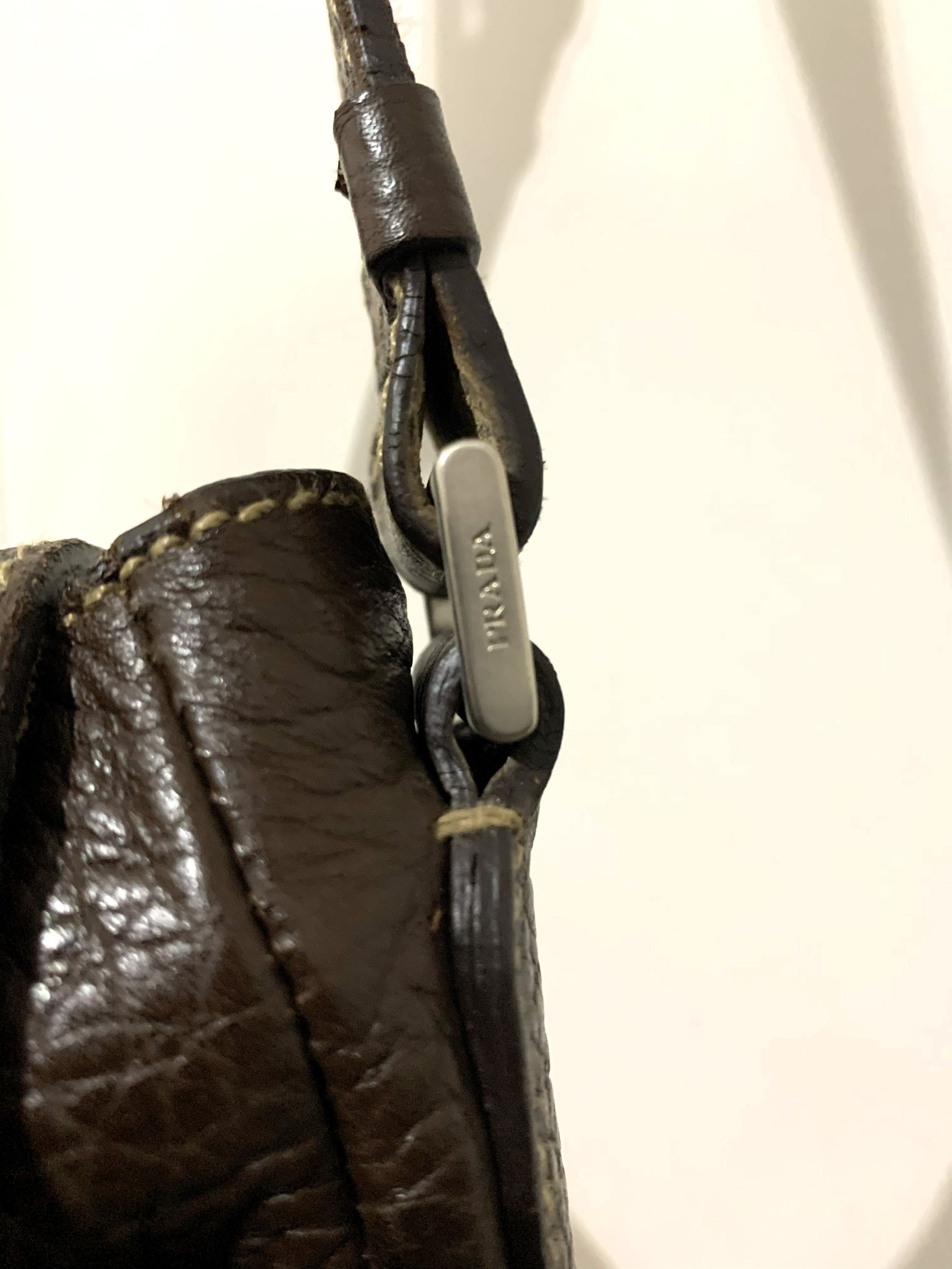 Prada Leather Messenger Bag Size ONE SIZE - 5 Thumbnail