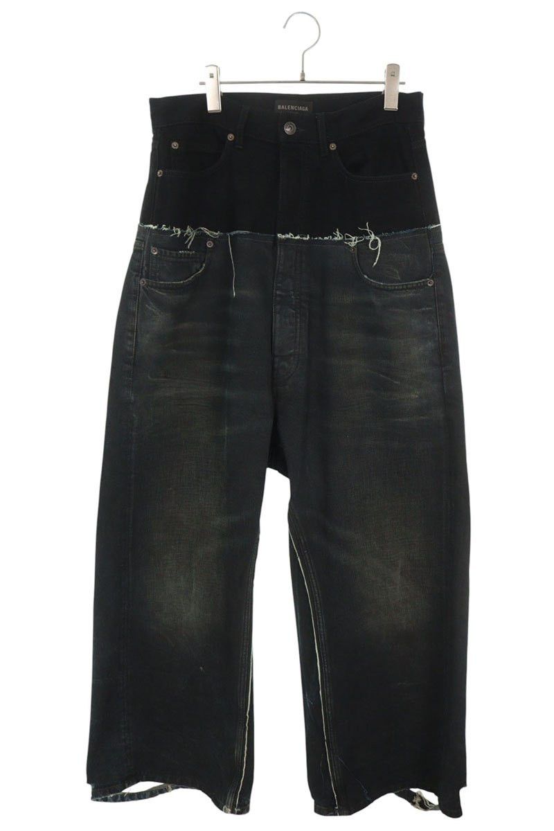 Balenciaga Balenciaga Cut-Up Baggy Hybrid Pants | Grailed