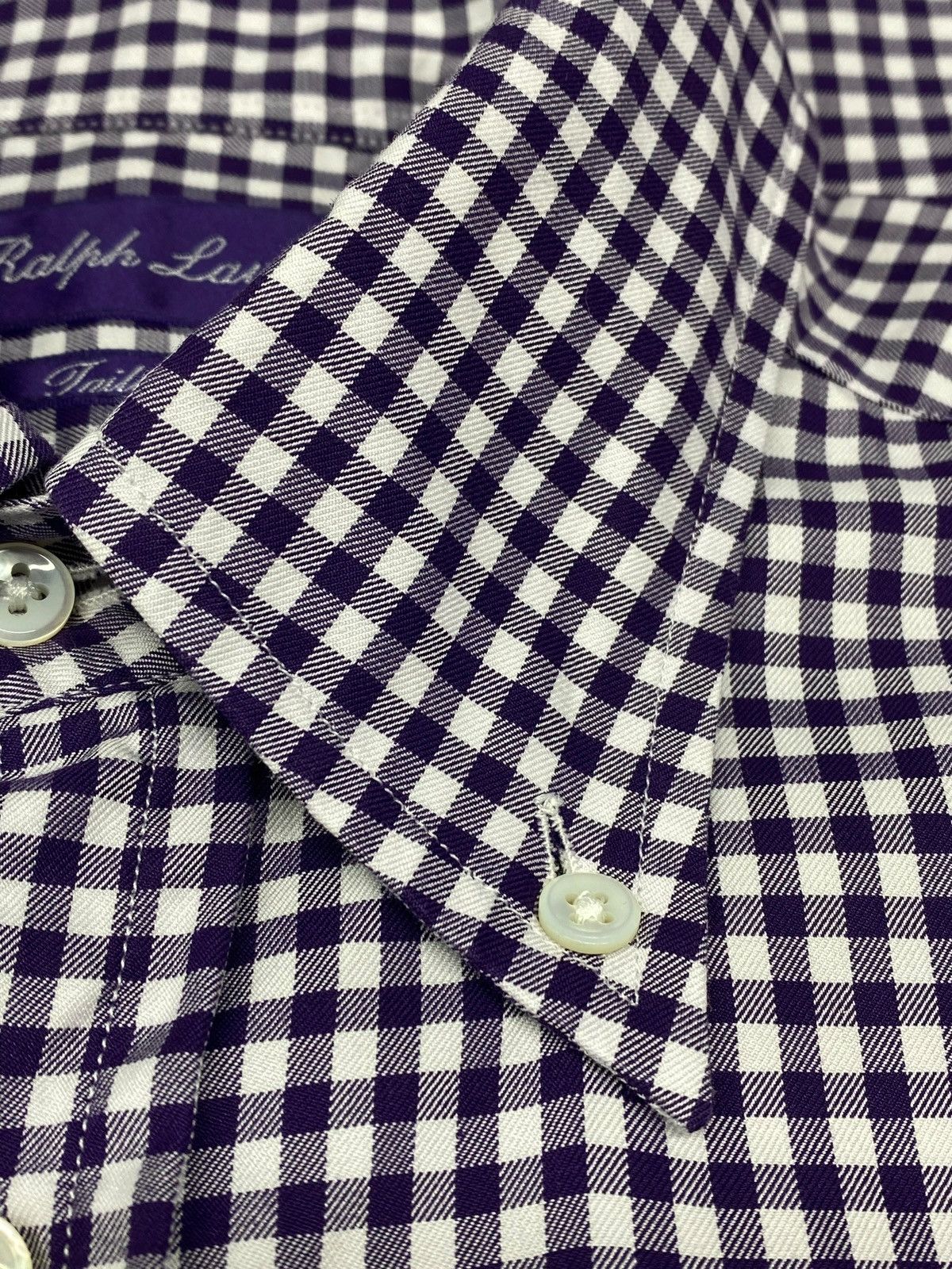Ralph Lauren × Ralph Lauren Purple Label 🔥 RALPH LAUREN PURPLE LABEL GINGHAM Y2K MADE IN ITALY VIBE Size US M / EU 48-50 / 2 - 18 Thumbnail