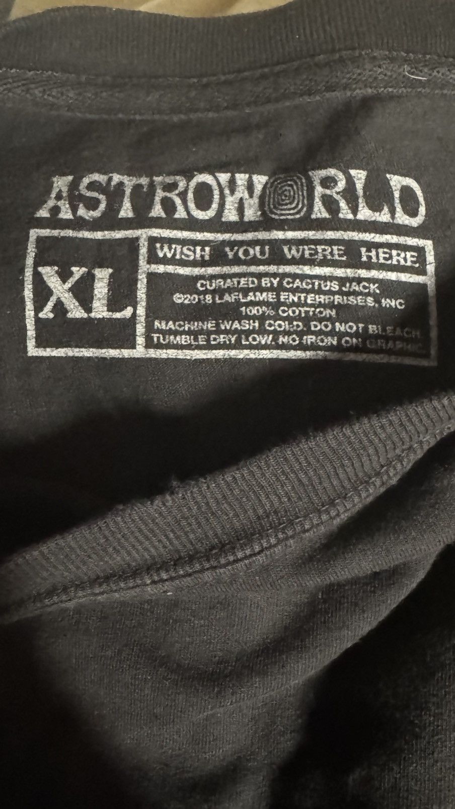 Travis Scott Enjoy The Ride Astroworld T-Shirt Size US XL / EU 56 / 4 - 3 Thumbnail