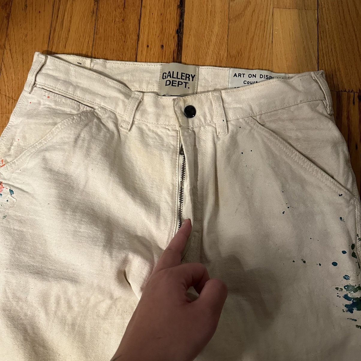 Gallery Dept. Gallery Dept. Painted Carpenter Flare Pants Size US 27 - 3 Thumbnail