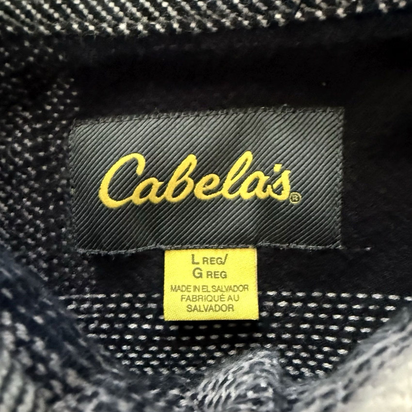 Vintage Cabelas Heavyweight Shirt Mens Large Long Sleeve Plaid Button Up Outdoor Black Casual Workwear Size US L / EU 52-54 / 3 - 2 Thumbnail