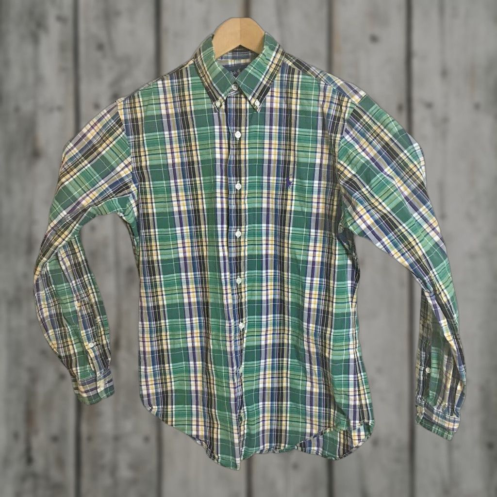 Ralph Lauren Ralph Lauren Shirt Mens Small Classic Green Plaid Button Down Lightweight Size US S / EU 44-46 / 1 - 1 Thumbnail