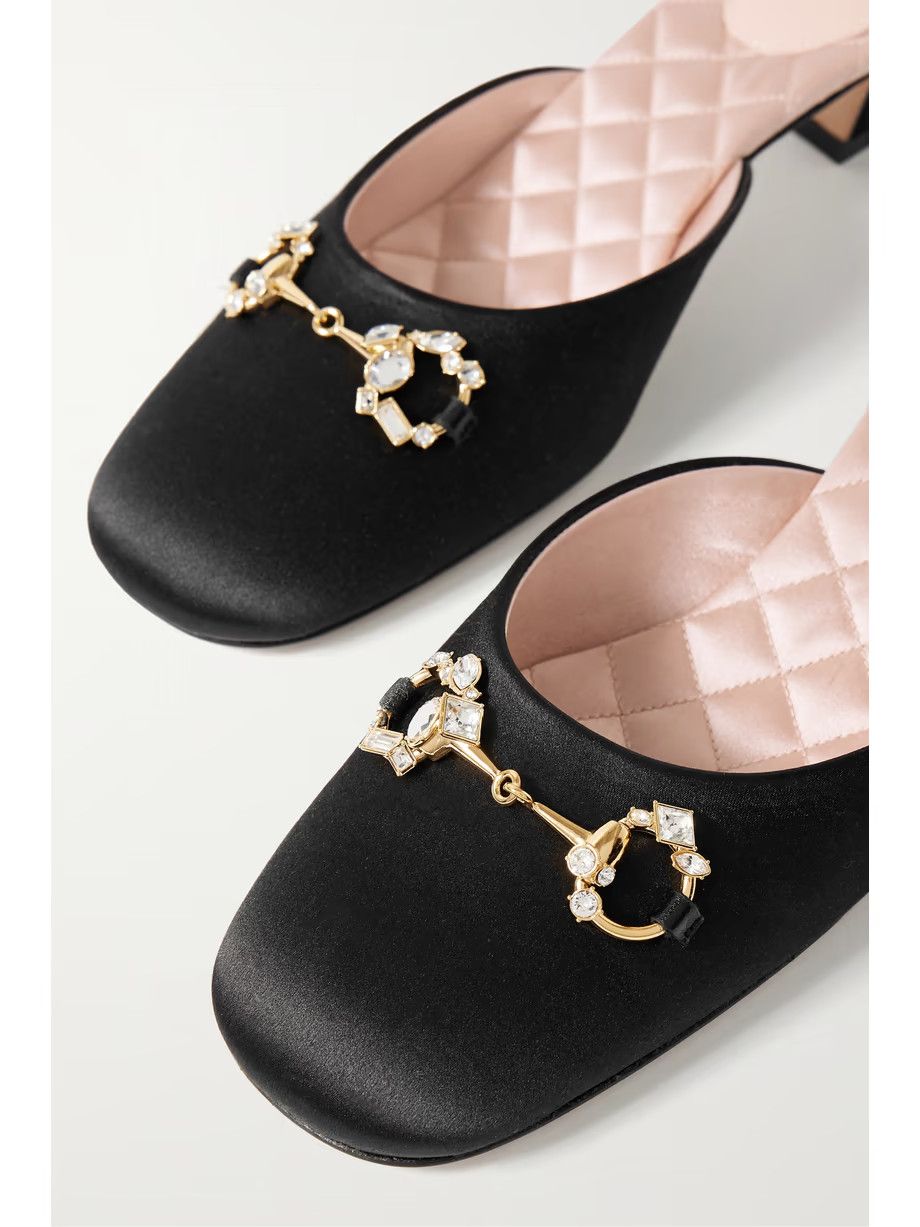 Gucci o1s1wg110125 Horsebit Mules in Black Size US 9.5 / IT 39.5 - 3 Thumbnail