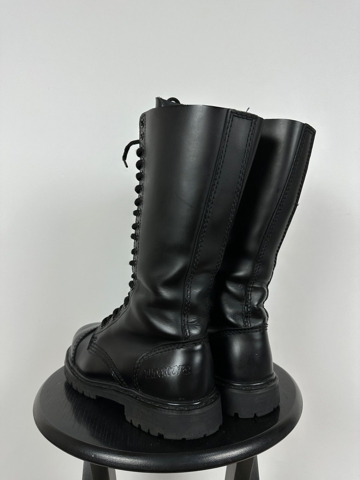 Vintage Vintage Undercover High Leather Steel Toe England Boots Size US 7.5 / EU 40-41 - 4 Thumbnail