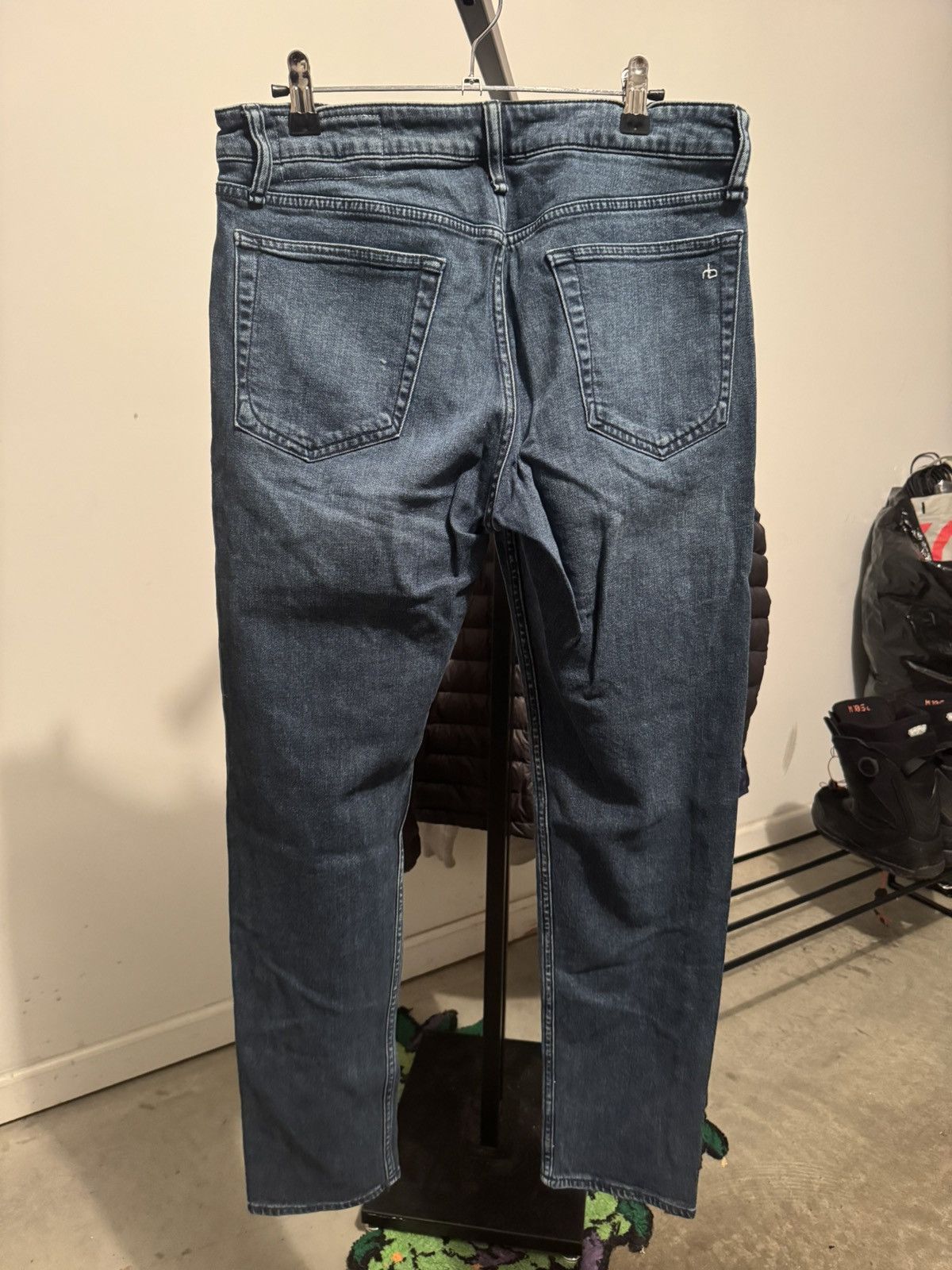Rag & Bone Rag & Bone Blue Denim Jeans (Fit 3 Classic) Size US 31 - 2 Thumbnail