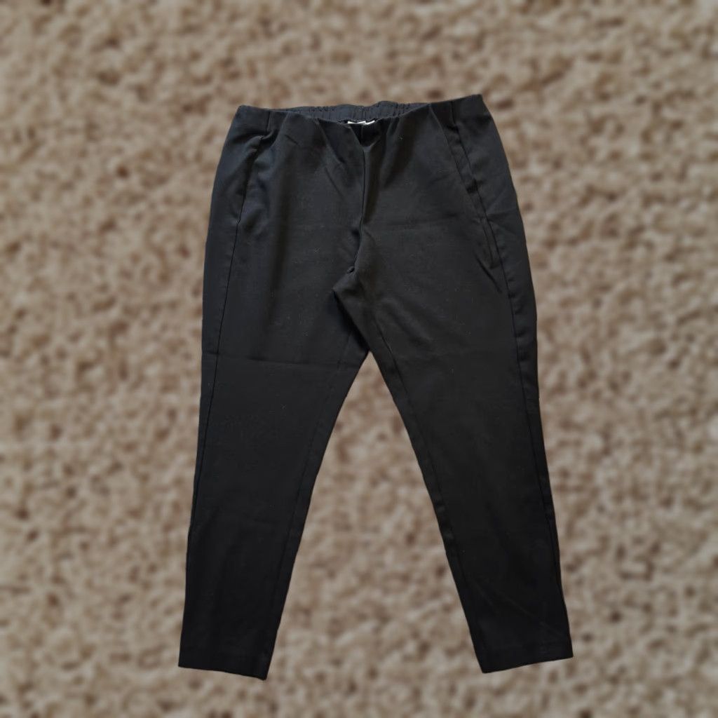 J. Jill J. Jill Pants Womens Large Petite Black Ponte Slim Legging Pull On Cropped Capris Stretch Size 30" / US 8 / IT 44 - 1 Thumbnail