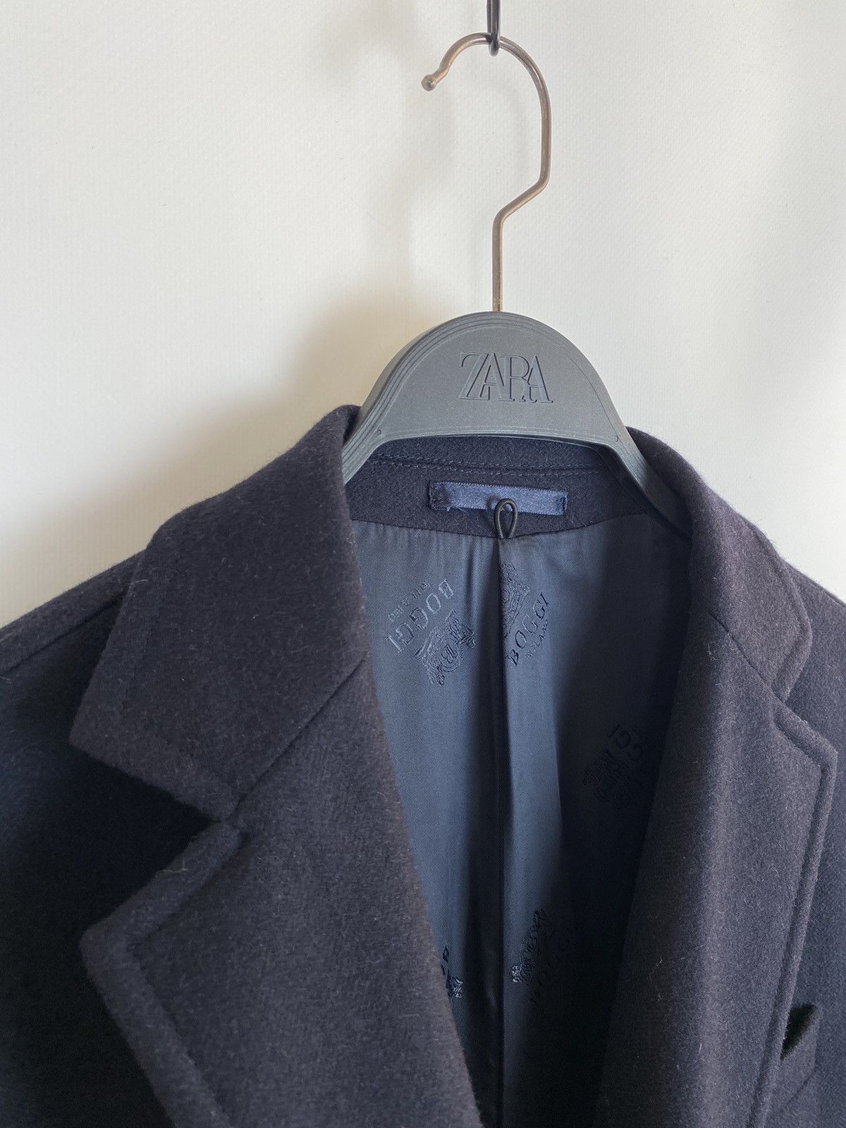 Boggi Boggi Milano 2 in 1 Insulated Navy Wool Coat Size US M / EU 48-50 / 2 - 4 Thumbnail