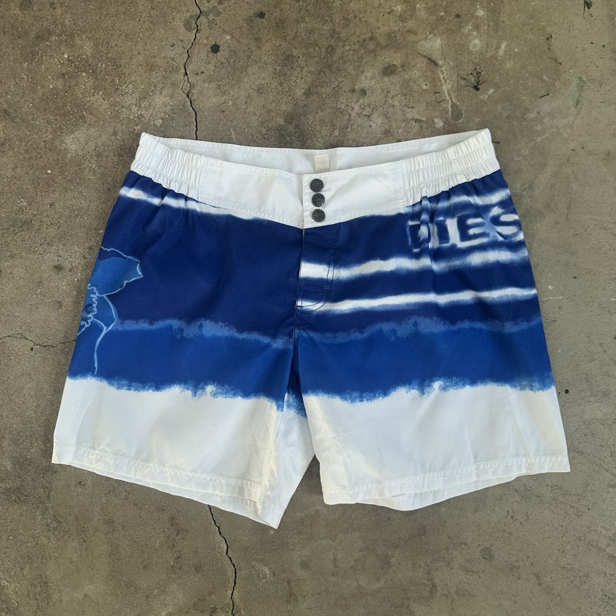 Diesel Vintage Y2K Diesel swimming beach shorts Size US 36 / EU 52 - 1 Thumbnail