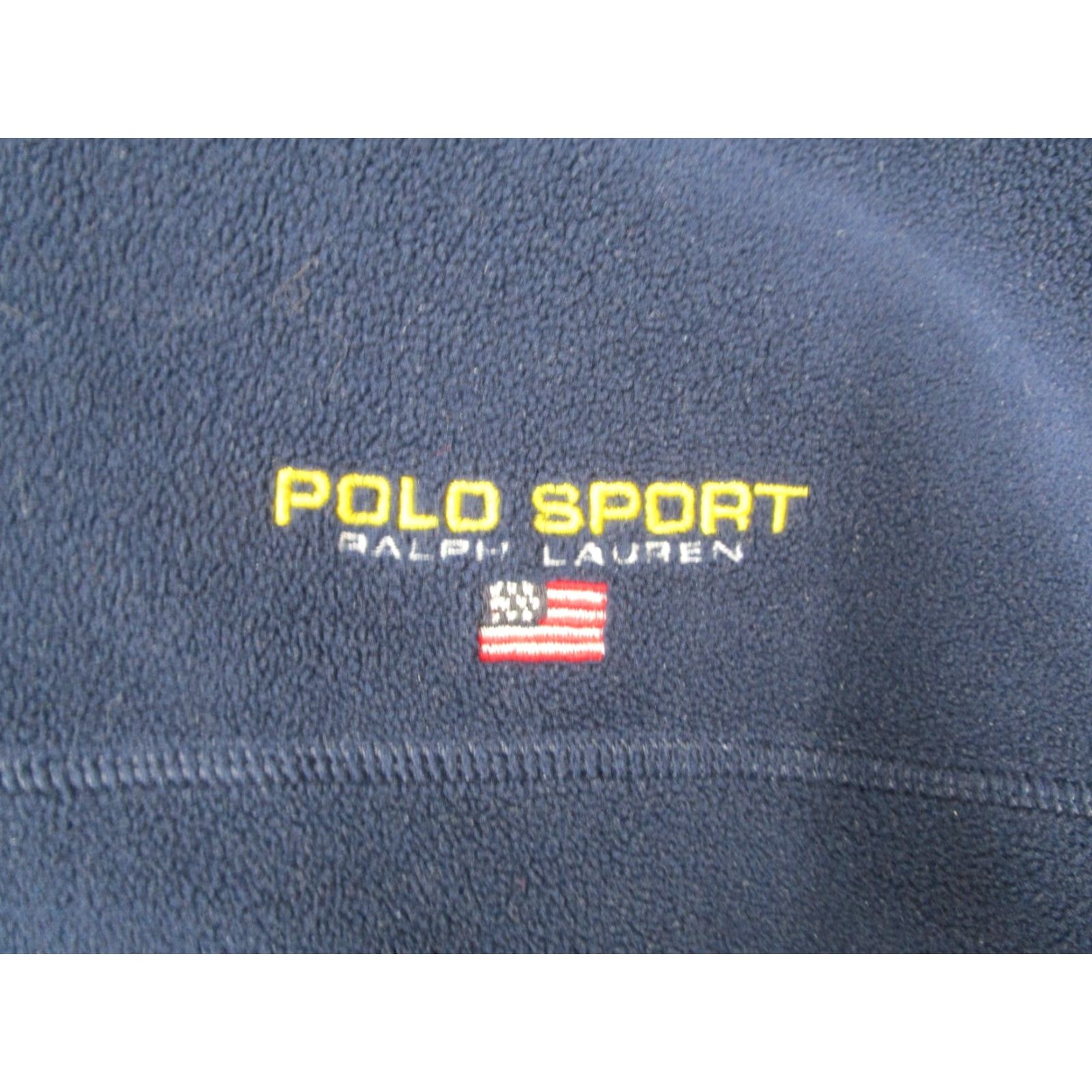 Vintage VINTAGE Polo Sport Ralph Lauren Jacket Men XL Blue Fleece Polartec Pullover 1/4 Zip Embroidered Pockets Logo 90s Outdoor Classic Sports Size US XL / EU 56 / 4 - 4 Thumbnail
