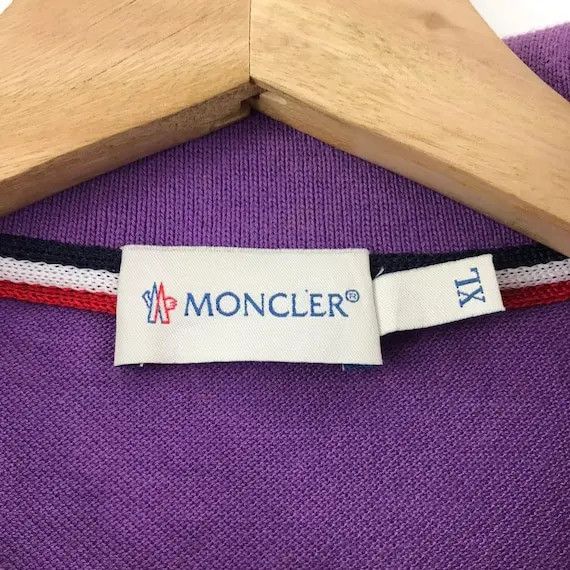Moncler MONCLER Rene RAMILLON Purple Polo Tee Shirt Made In Italy Size US L / EU 52-54 / 3 - 4 Thumbnail