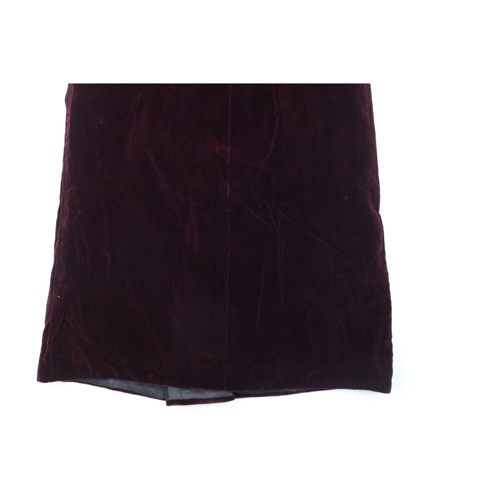 Vintage Vintage 50s 60s Rockabilly Velvet Velour Pencil Skirt Size 27" / US 4 / IT 40 - 11 Thumbnail