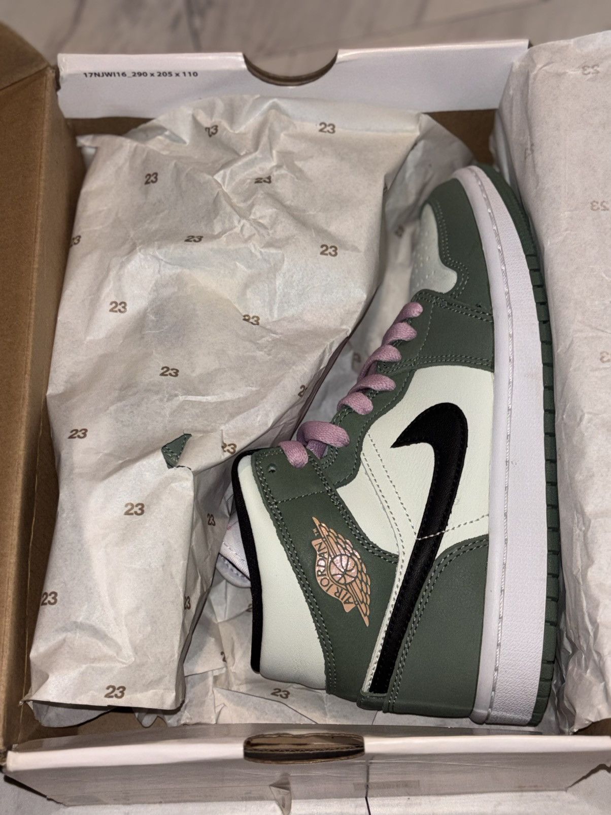 Jordan Brand WMNS Jordan 1 Mid SE Dutch Green Size US 6 / IT 36 - 9 Thumbnail