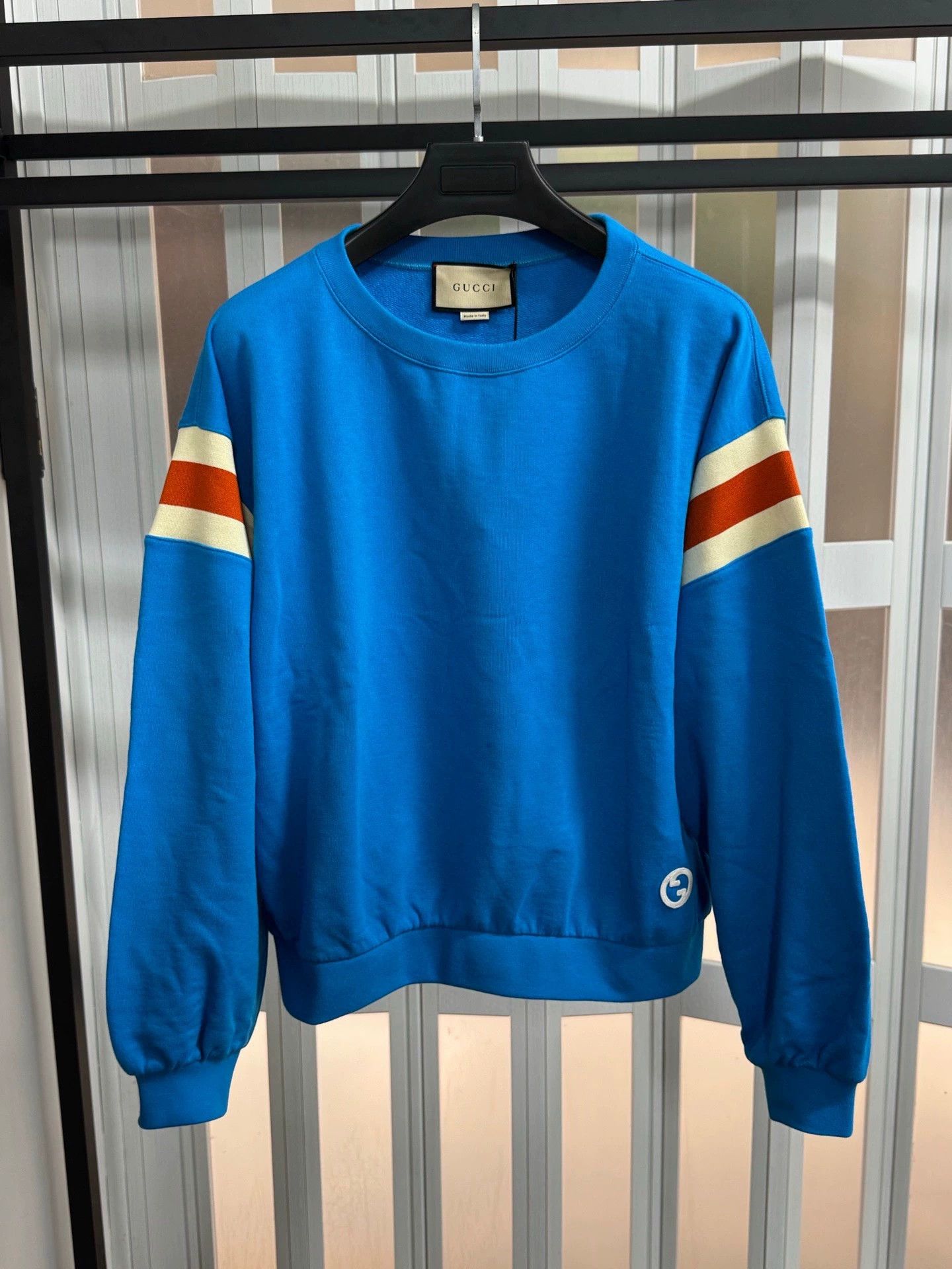 Gucci gucci blue sweatshirt with shoulder details Size US XS / EU 42 / 0 - 1 Thumbnail