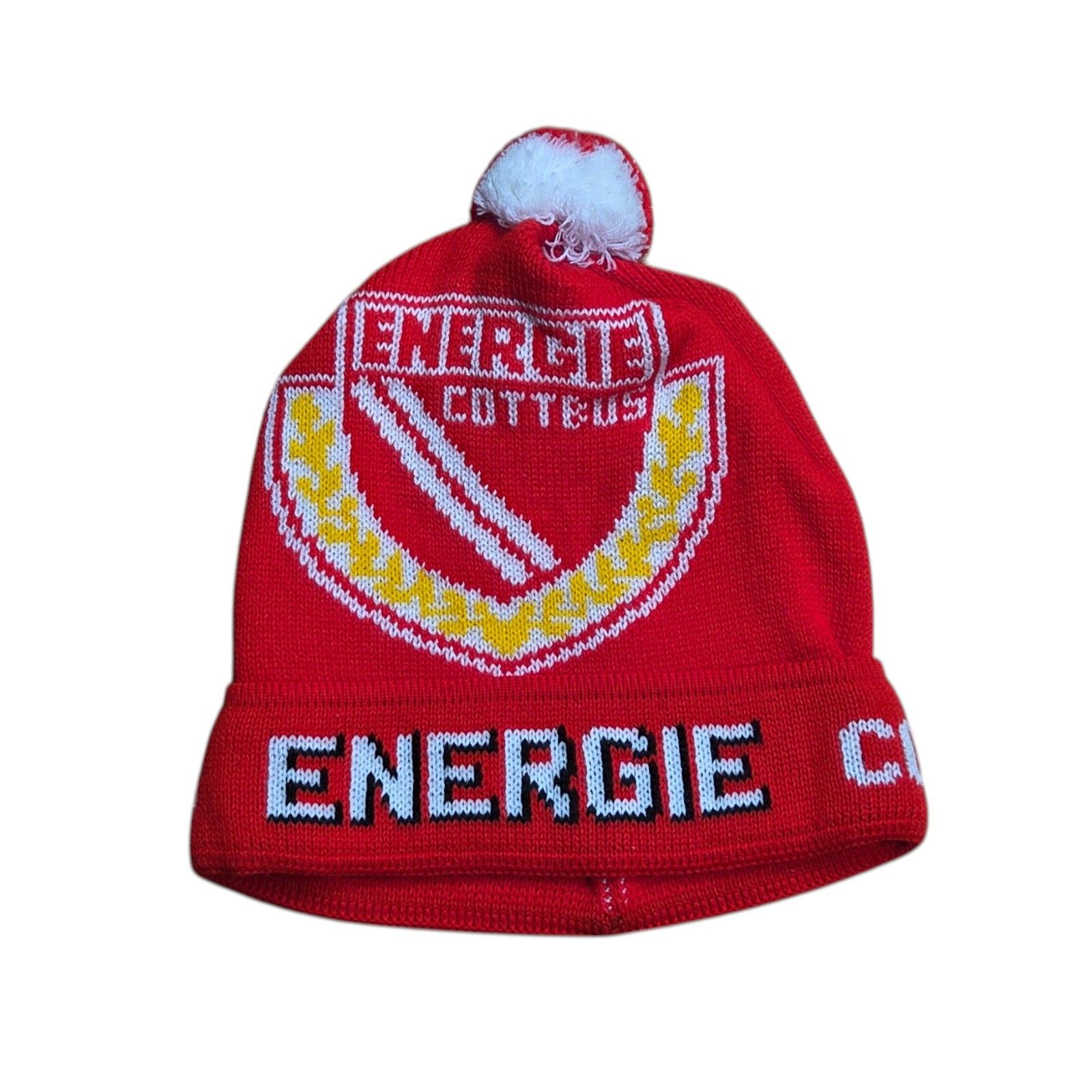 Vintage Energie Cottbus Germany Football Soccer Winter Beanie Hat Size ONE SIZE - 1 Thumbnail