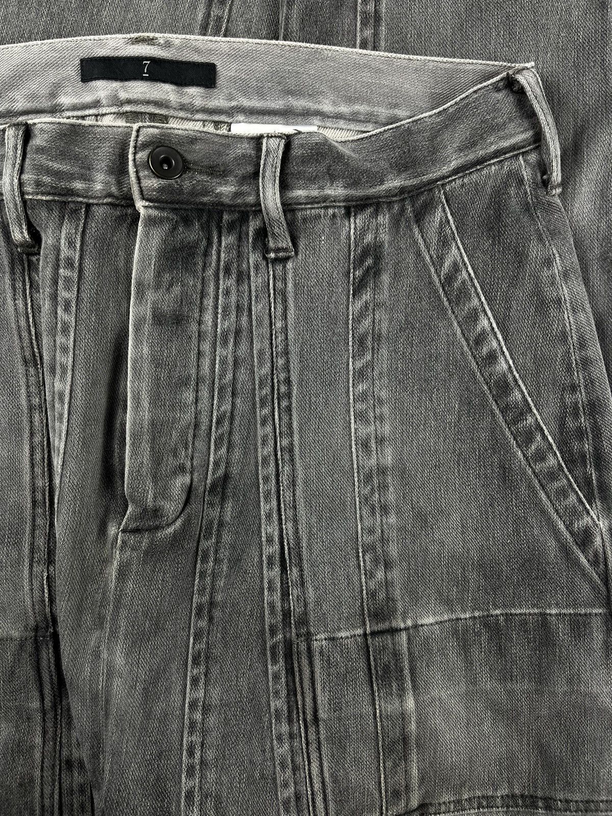 Julius FW10 Julius Goth_ik Coated Knit Denim Jeans Size US 32 / EU 48 - 3 Thumbnail