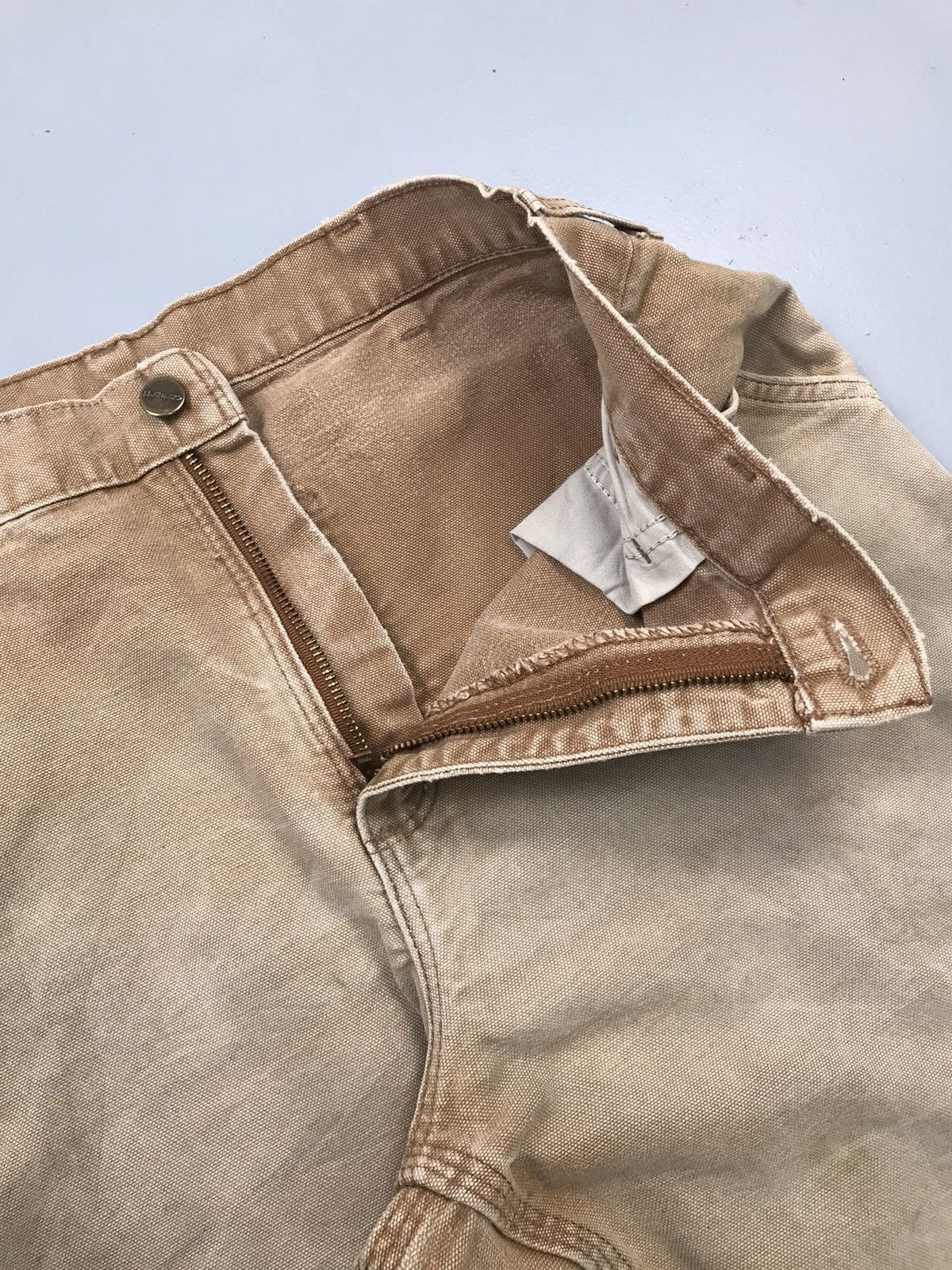 Carhartt Sun fade Vintage Carhartt B11 BRN carpenter denim Size US 34 / EU 50 - 6 Thumbnail