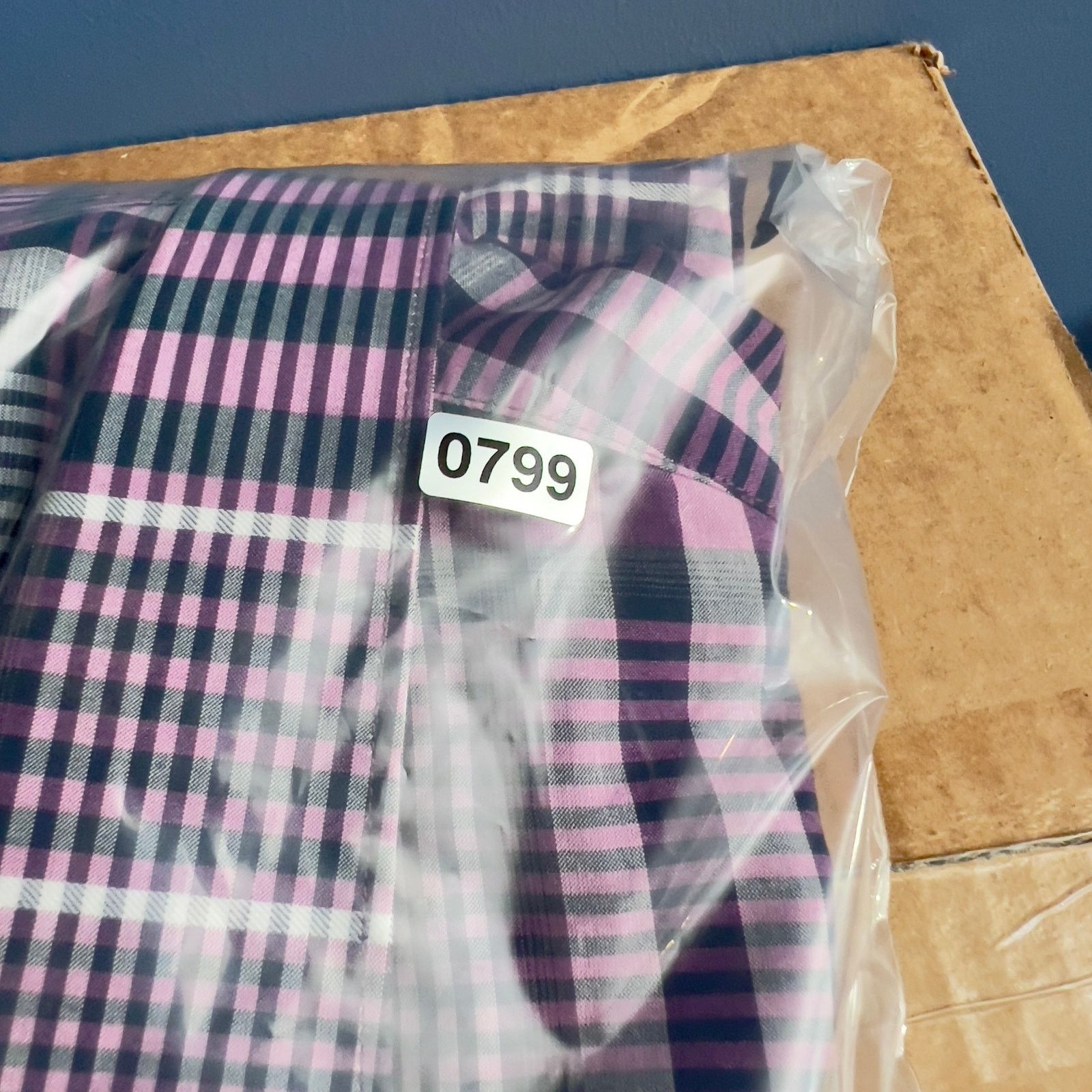 Ike Behar Ike Behar New York Button Shirt Men's XL Purple Grey Check Size US XL / EU 56 / 4 - 10 Thumbnail