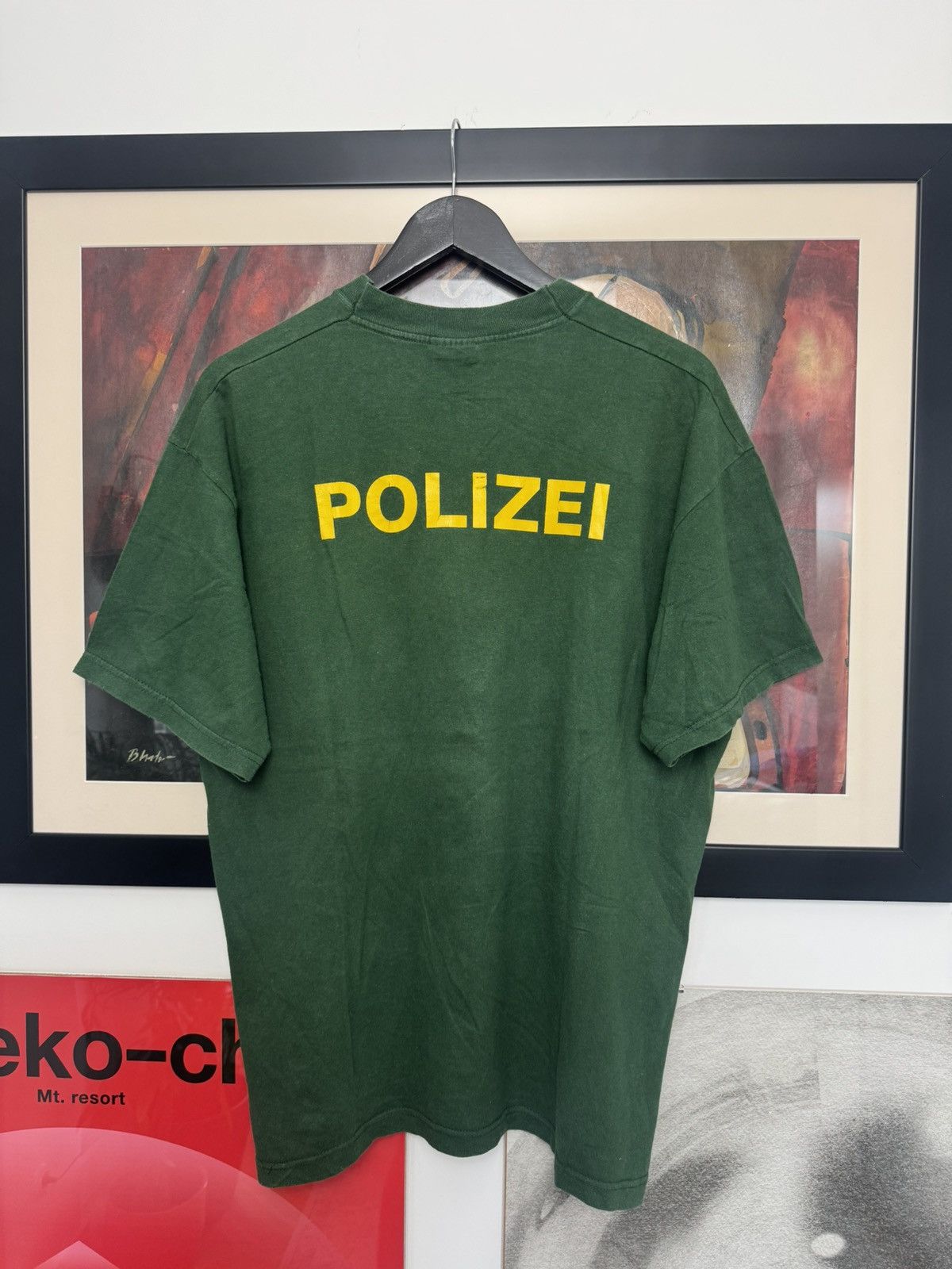 Vintage Polizei German Police Berlin 90s Vintage Tee AvantGarde Hype Size US L / EU 52-54 / 3 - 2 Thumbnail