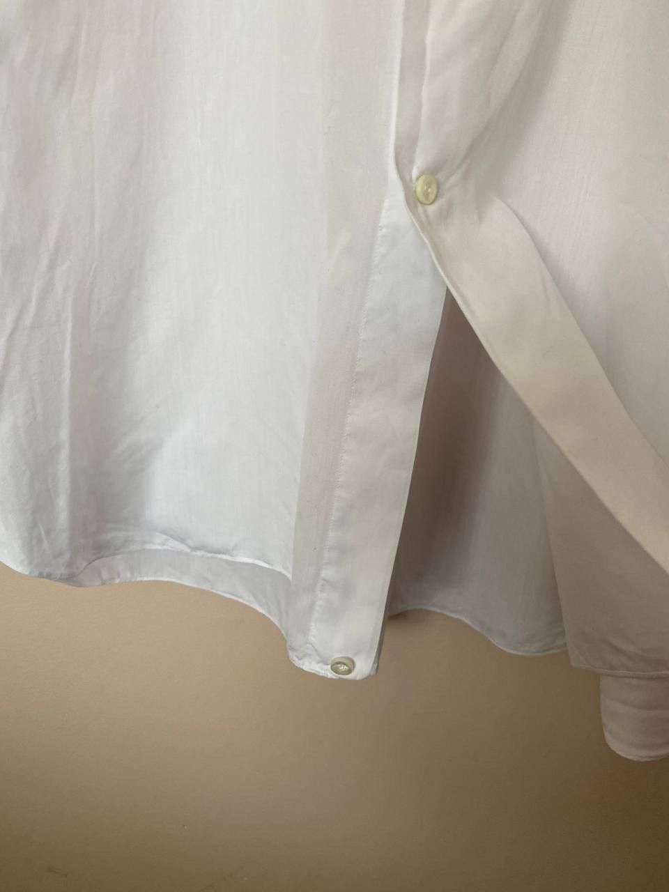 Designer × Stefano Ricci 🤍Stefano Ricci For Saint-Phil White Cotton Shirt Size US L / EU 52-54 / 3 - 4 Thumbnail