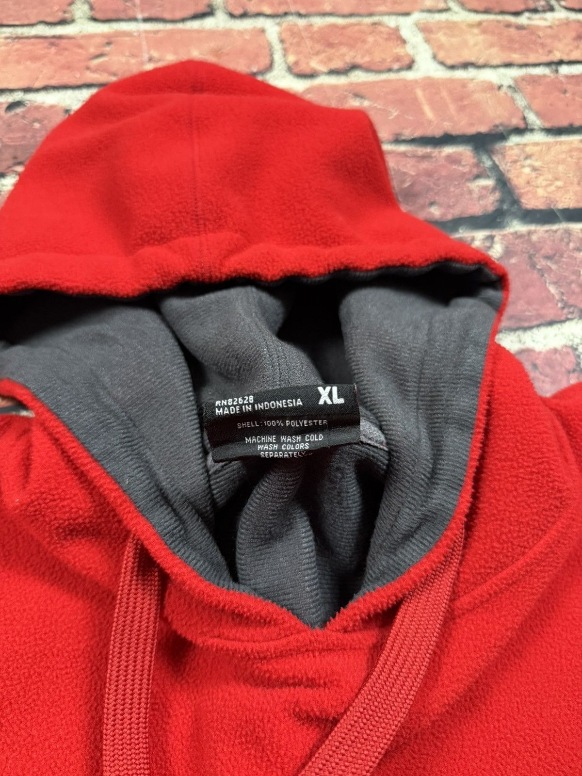Southpole Vintage Southpole Fleece Hoodie Red Baggy Fit Sweatshirt Y2K Size US XL / EU 56 / 4 - 10 Thumbnail