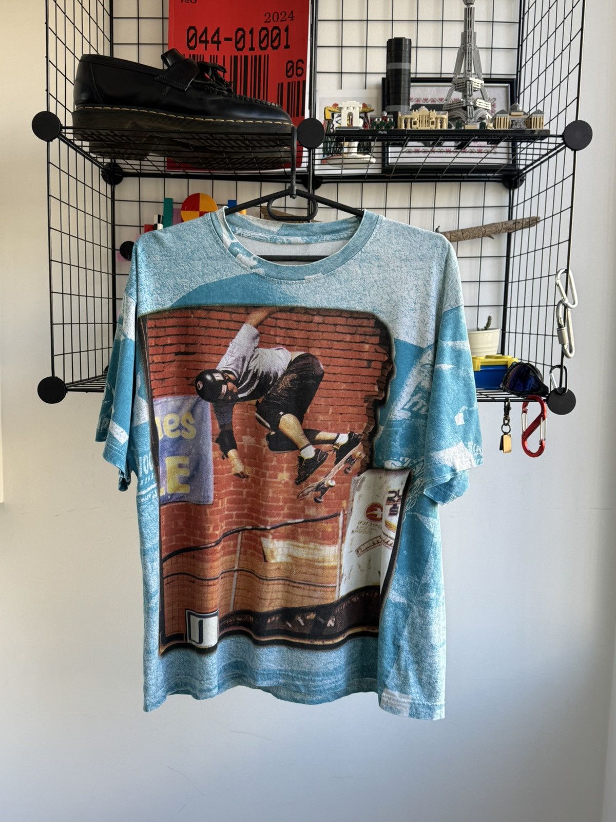 Vintage Vintage Skater Full Print T-shirt Size US L / EU 52-54 / 3 - 1 Thumbnail