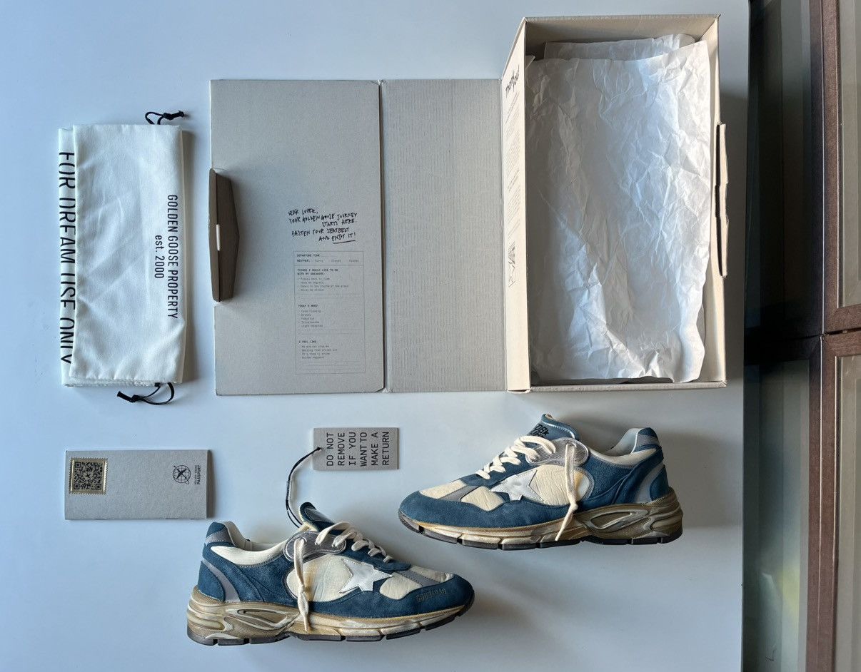 Golden Goose Dad Star off white/blue Golden Goose EU44 Size US 11 / EU 44 - 2 Thumbnail