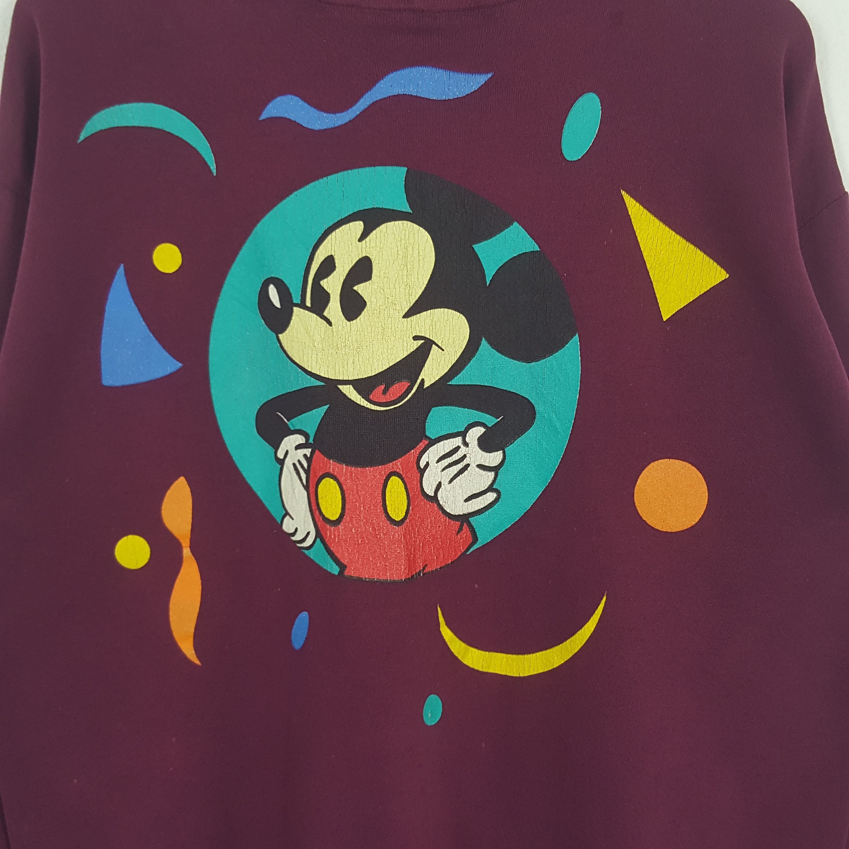 Disney × Mickey & Co. × Vintage Vintage Mickey Mouse Cartoon Movie Disney Sweatshirt Size US M / EU 48-50 / 2 - 2 Thumbnail