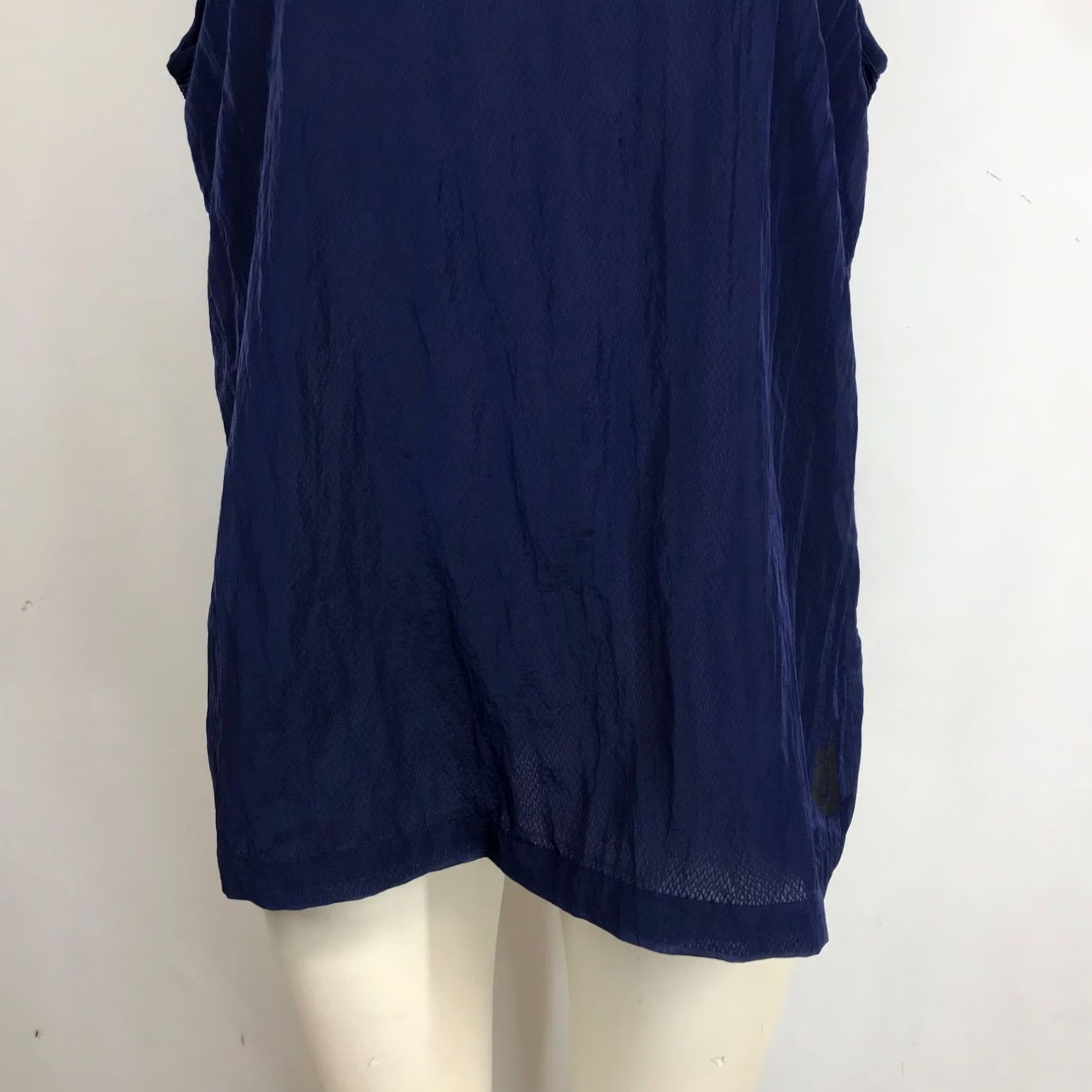 Nike Nike Dri-FIT Sleeveless Athletic Tank Top Navy Blue Women's Size M Size M / US 6-8 / IT 42-44 - 3 Thumbnail