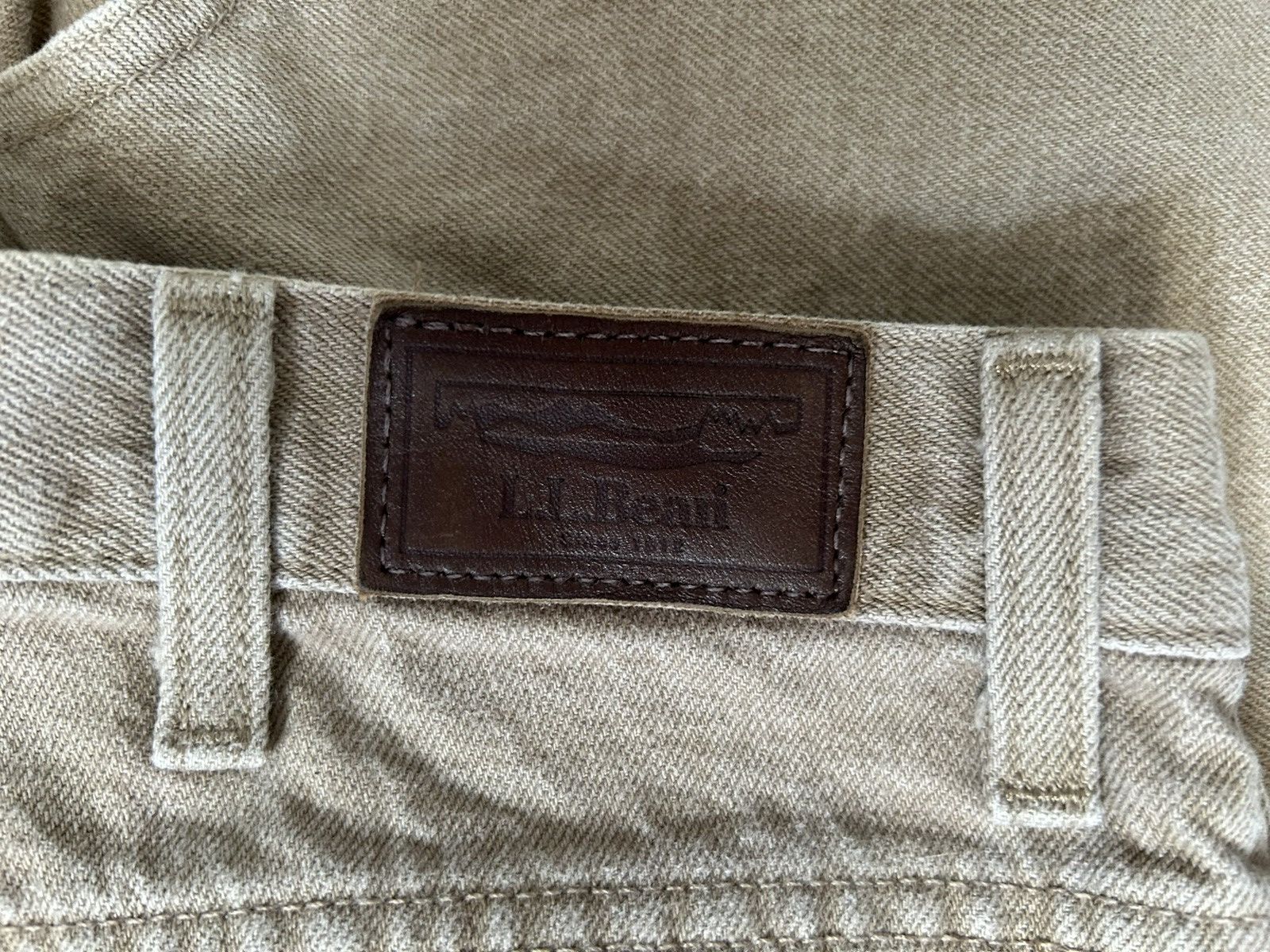 L.L. Bean L.L. Bean tan denim pants Size US 34 / EU 50 - 11 Thumbnail