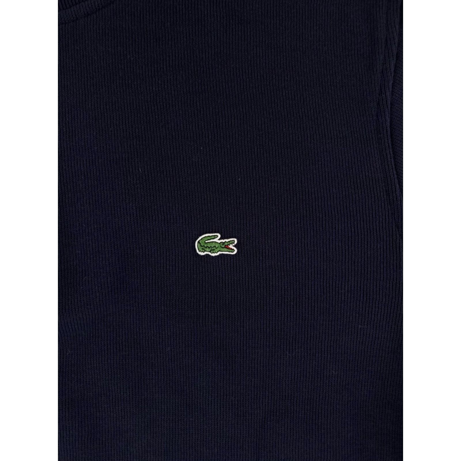 Lacoste Lacoste 1/4 Zip Pullover Shirt Long Sleeve Navy Blue Mens 3XL FR US Navy Blue Pullover Shirt Mens 3XL Size US XXL / EU 58 / 5 - 2 Thumbnail