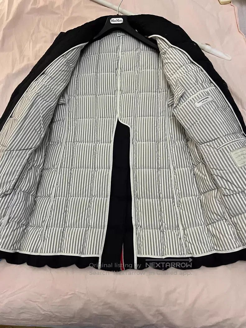 Thom Browne Thom Browne Wool Fabric Slim Fit Mid-Length Down Jacket, B Size US M / EU 48-50 / 2 - 4 Thumbnail