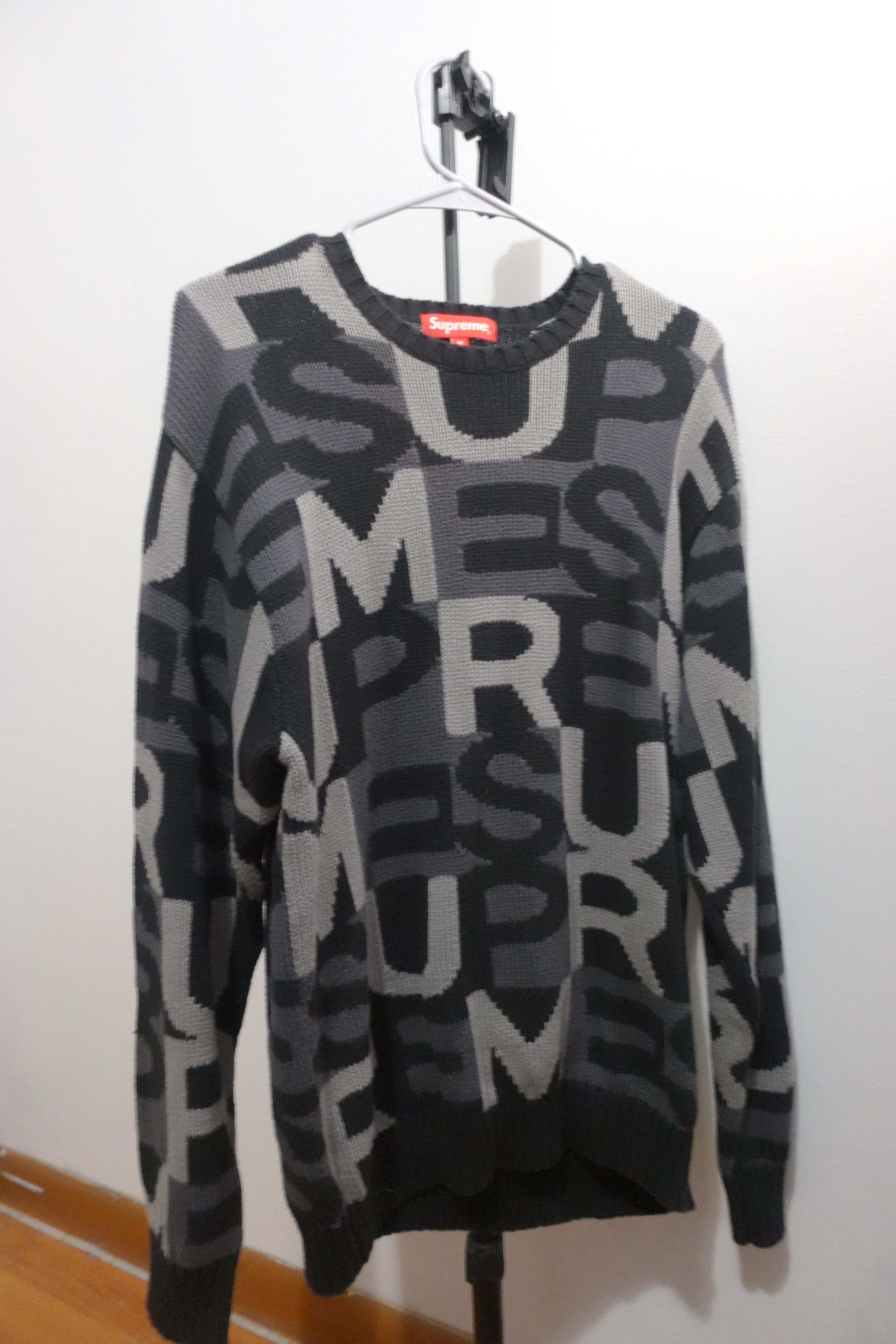 Supreme Supreme Big Letters Sweater Medium | Grailed 