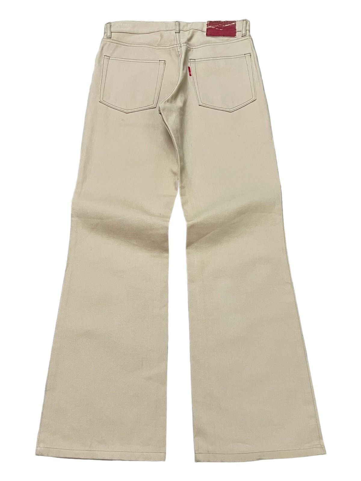 Japanese Brand × Yohji Yamamoto Ined Homme Japan Bell Bottom Flared Jeans Size US 30 / EU 46 - 2 Thumbnail